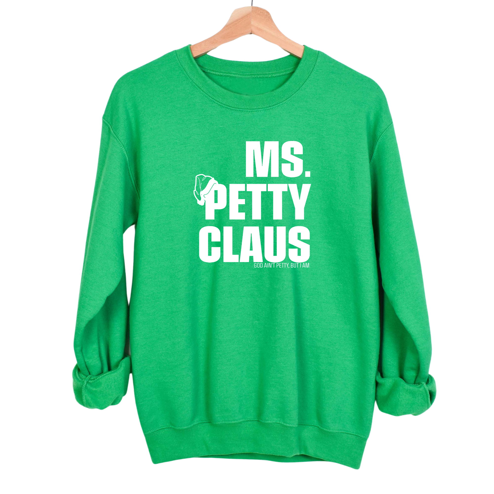 100 Percent Petty Unisex Sweatshirt-Sweatshirt-The Original God Ain't Petty But I Am