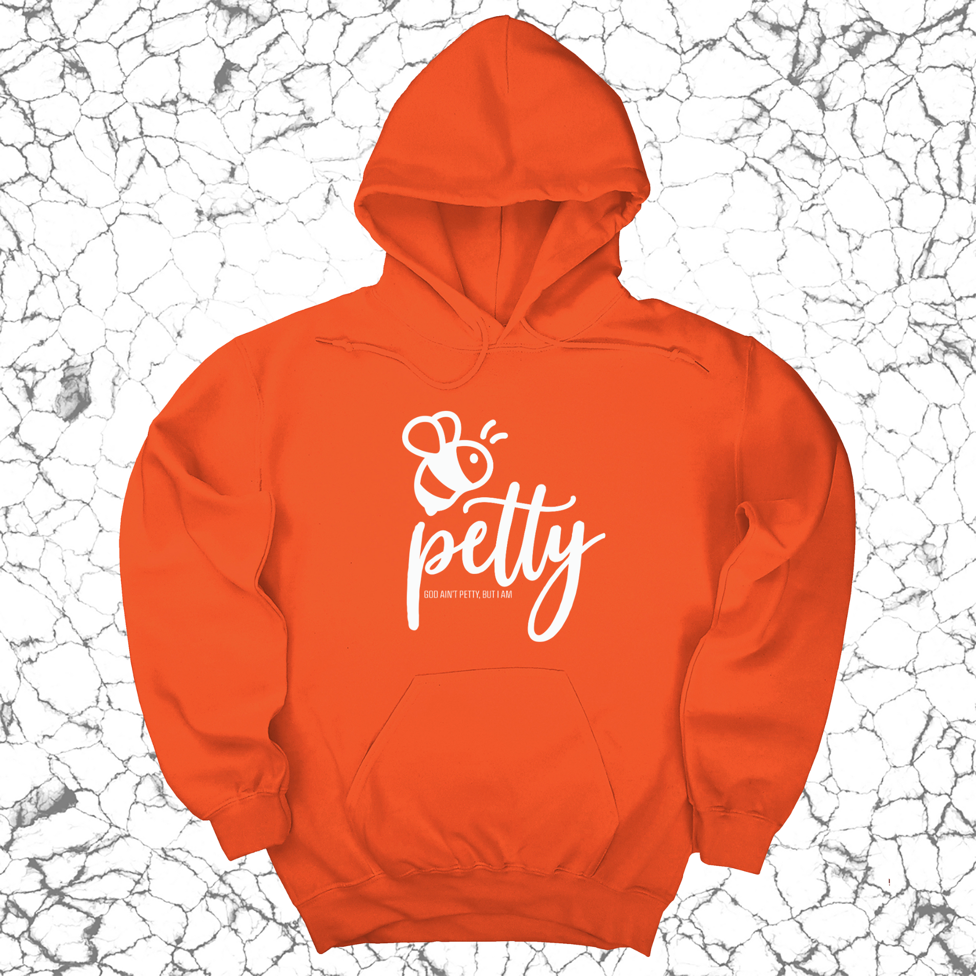 Bee Petty Unisex Hoodie-Hoodie-The Original God Ain't Petty But I Am