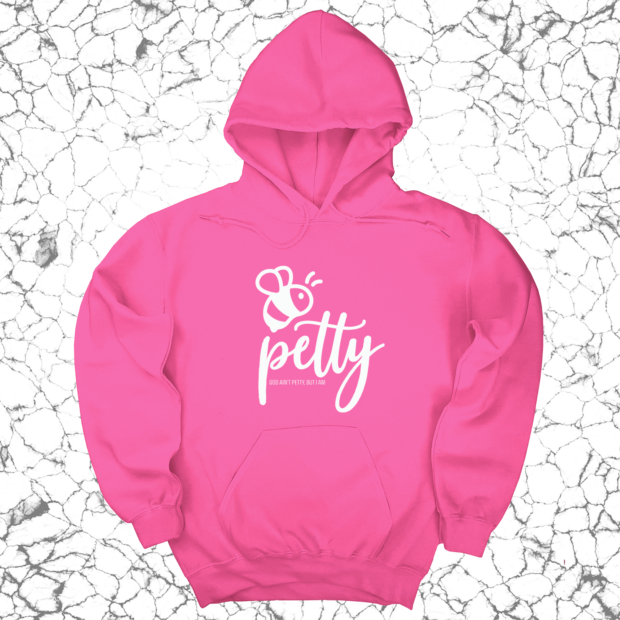 Bee Petty Unisex Hoodie-Hoodie-The Original God Ain't Petty But I Am