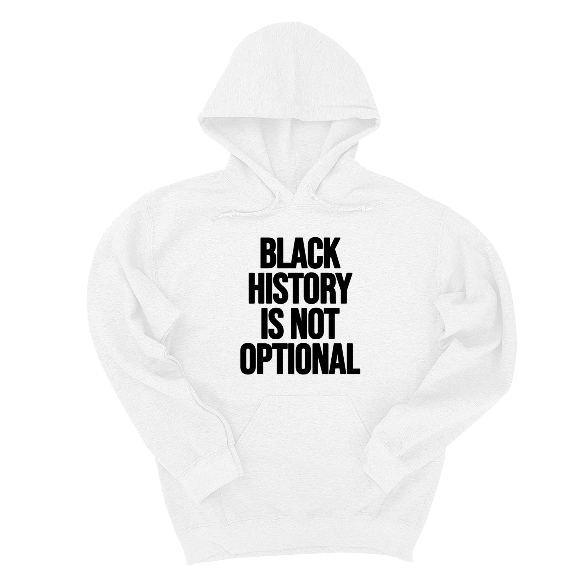 Black History is Not Optional Unisex Hoodie-Hoodie-The Original God Ain't Petty But I Am