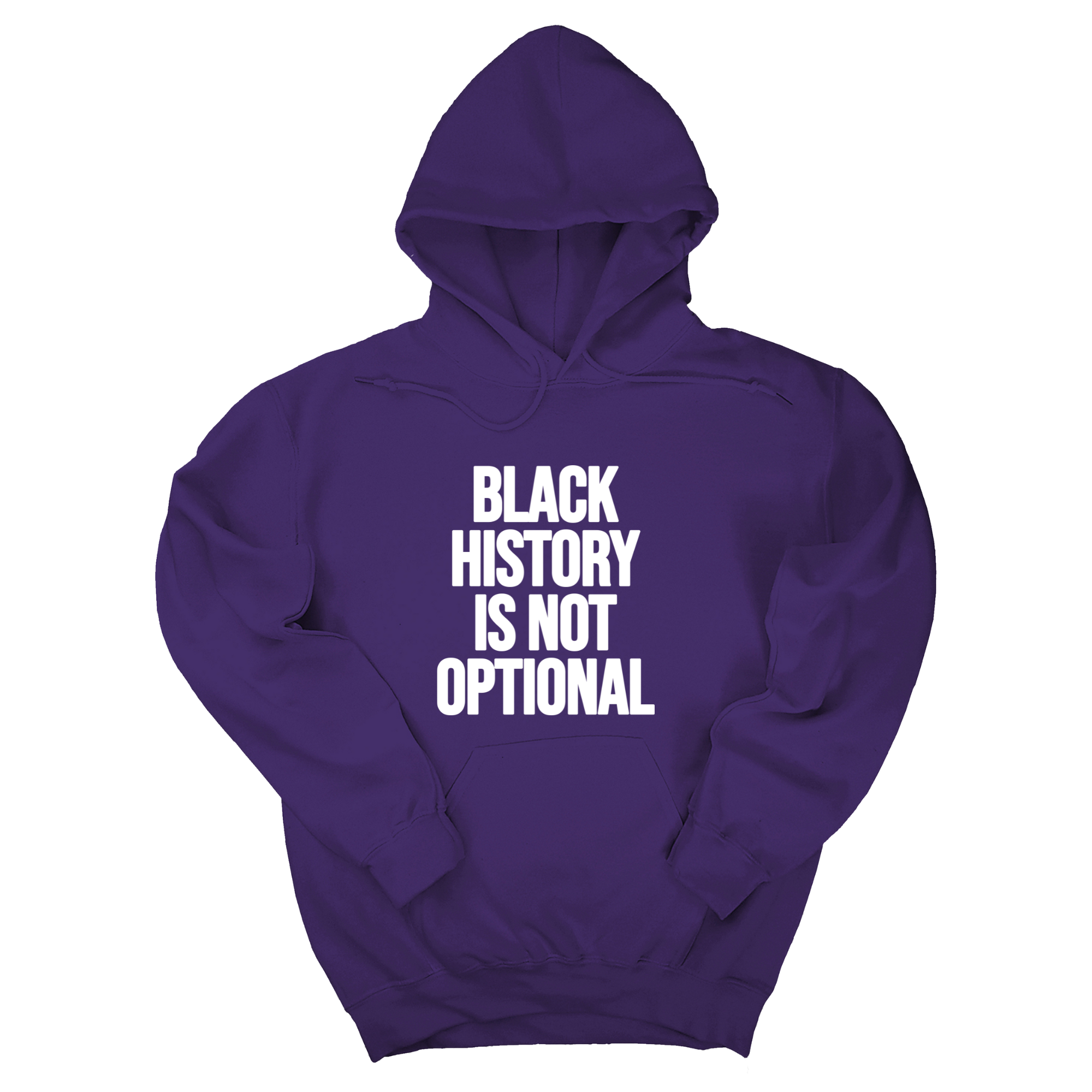 Black History is Not Optional Unisex Hoodie-Hoodie-The Original God Ain't Petty But I Am