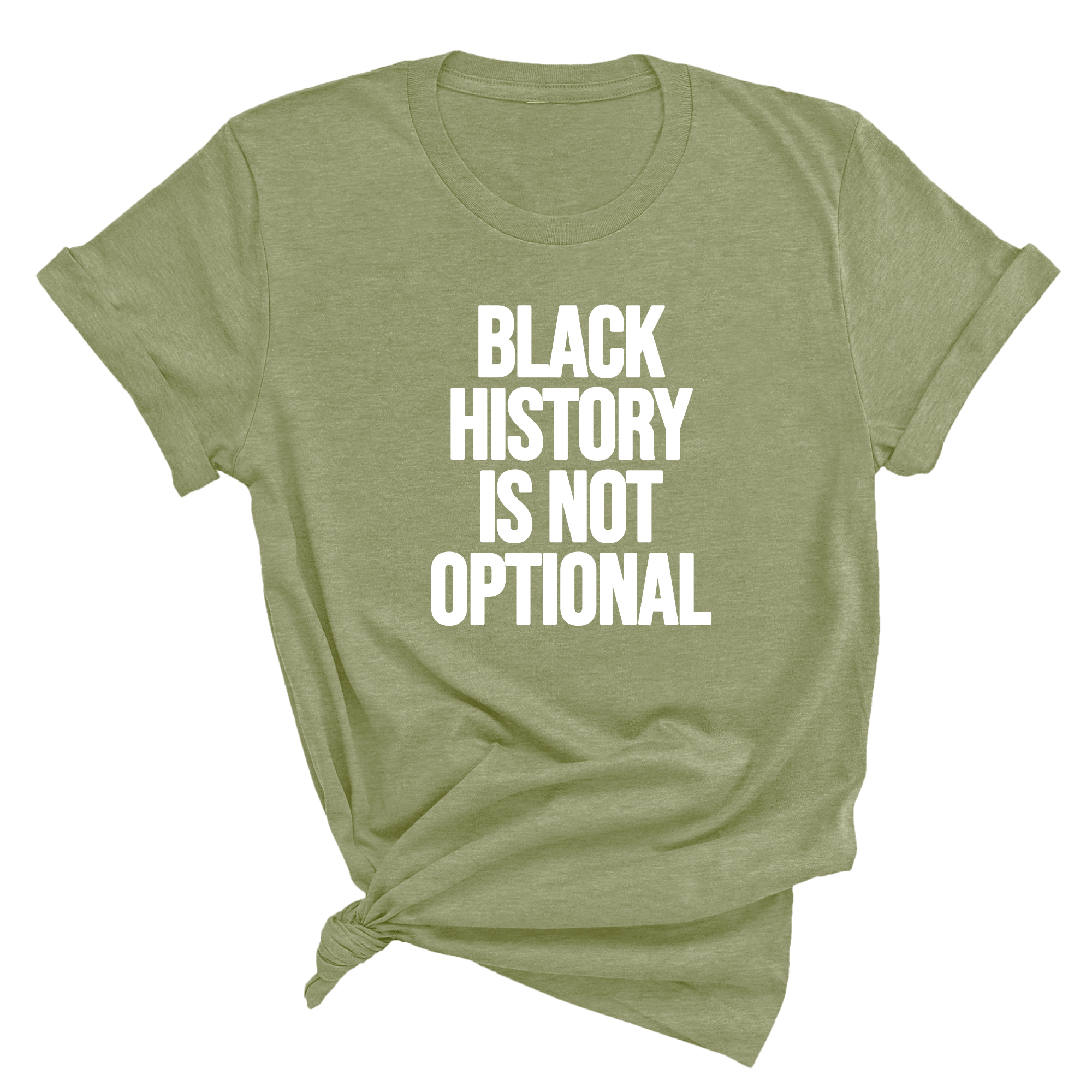 Black History is Not Optional Unisex Tee-T-Shirt-The Original God Ain't Petty But I Am