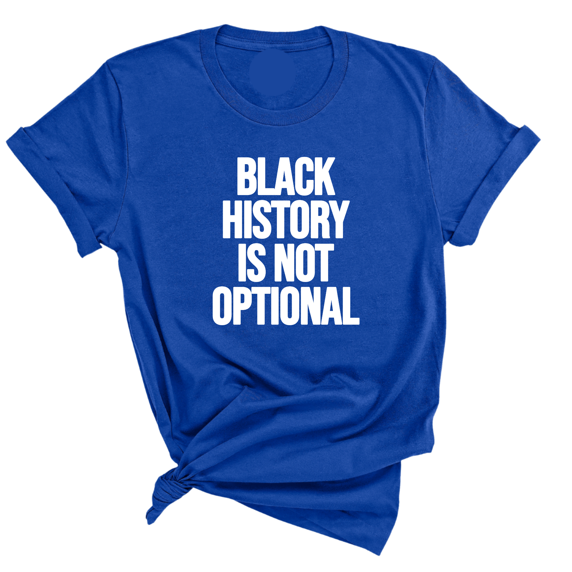 Black History is Not Optional Unisex Tee-T-Shirt-The Original God Ain't Petty But I Am