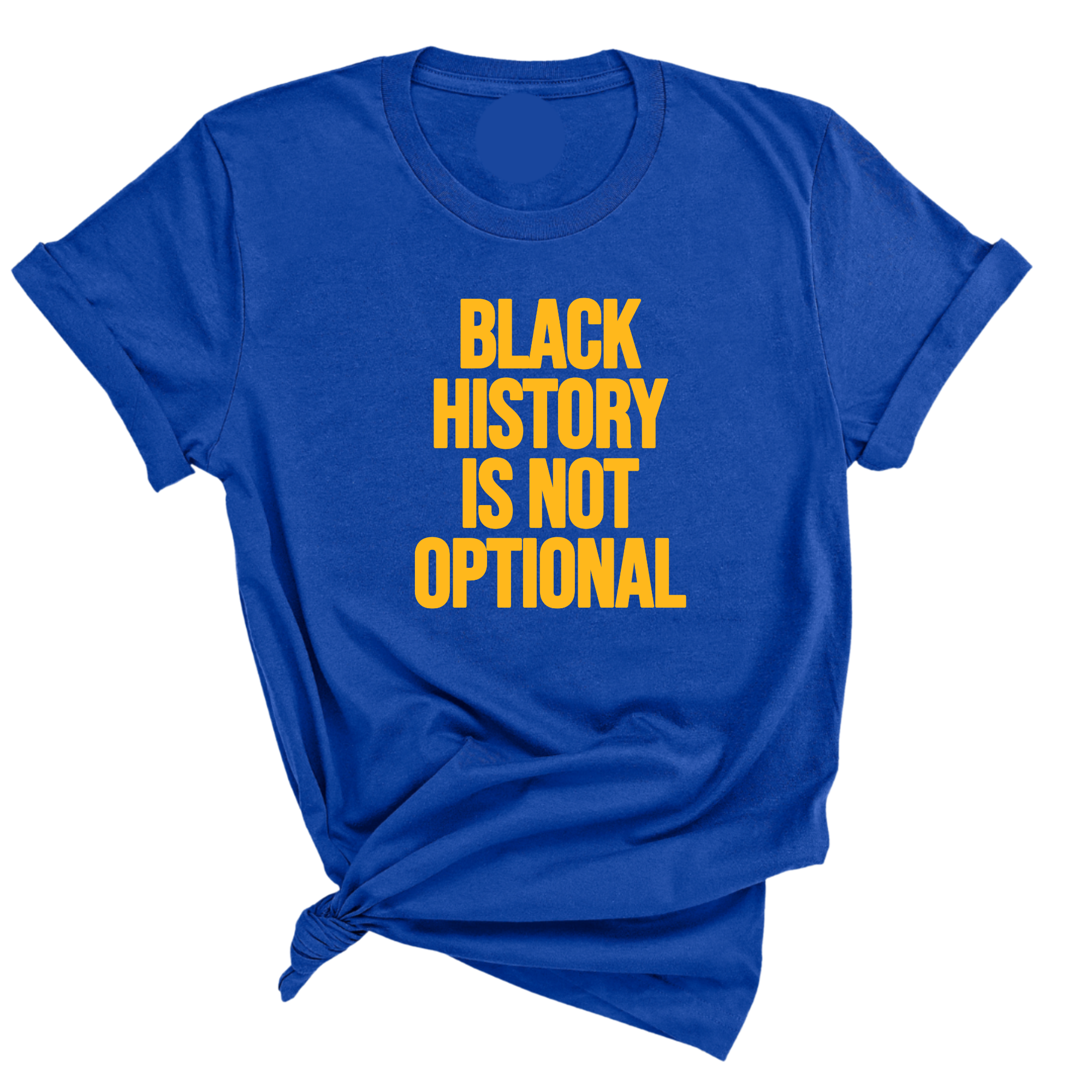 Black History is Not Optional Unisex Tee-T-Shirt-The Original God Ain't Petty But I Am