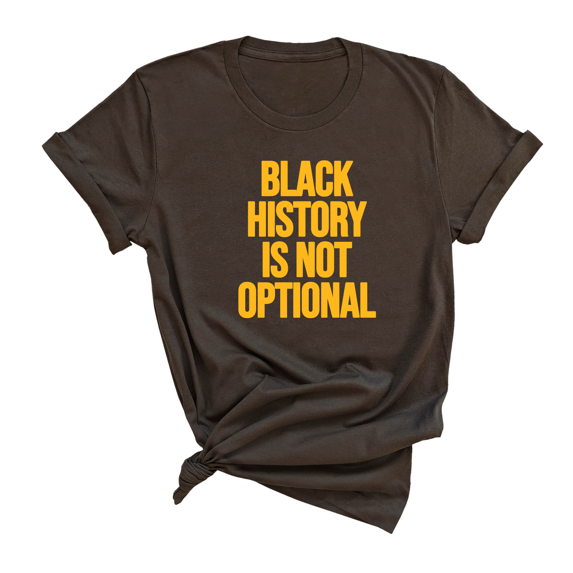 Black History is Not Optional Unisex Tee-T-Shirt-The Original God Ain't Petty But I Am