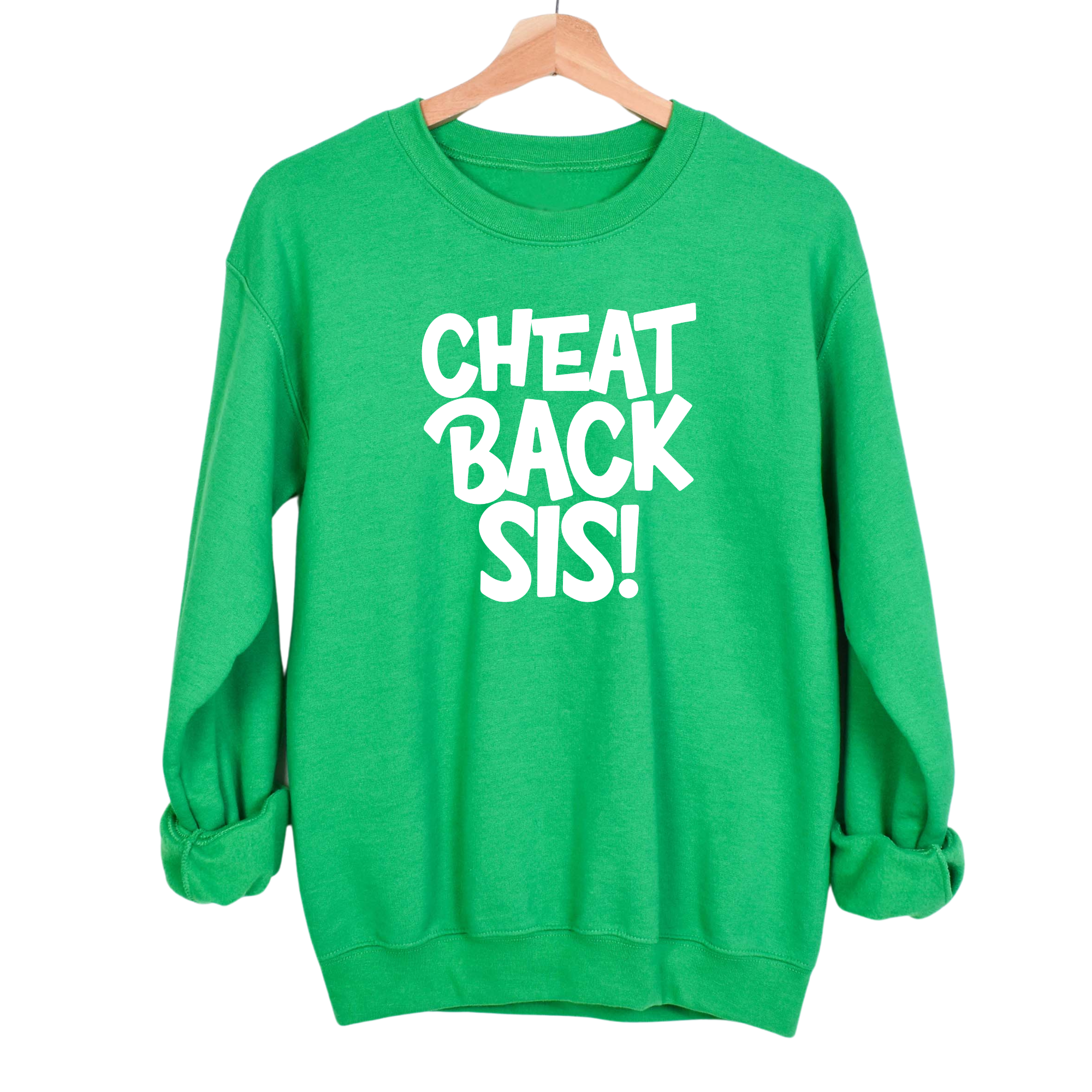 Cheat Back Sis Unisex Sweatshirt-Sweatshirt-The Original God Ain't Petty But I Am