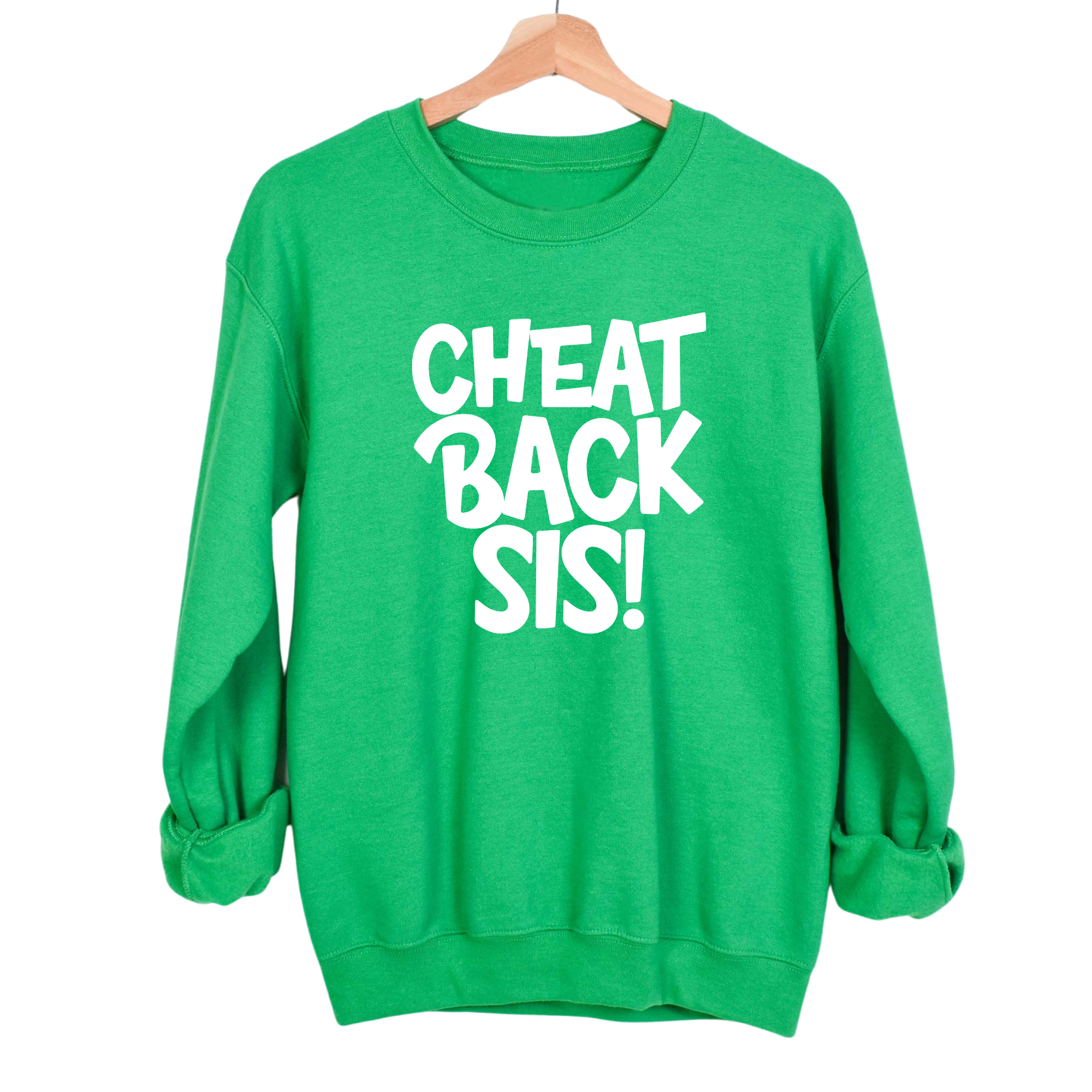 Cheat Back Sis Unisex Sweatshirt-Sweatshirt-The Original God Ain't Petty But I Am