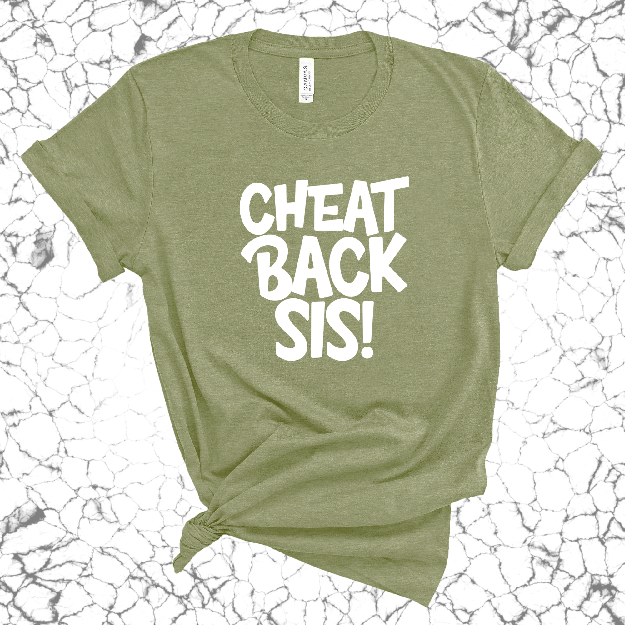 Cheat Back Sis Unisex Tee-T-Shirt-The Original God Ain't Petty But I Am