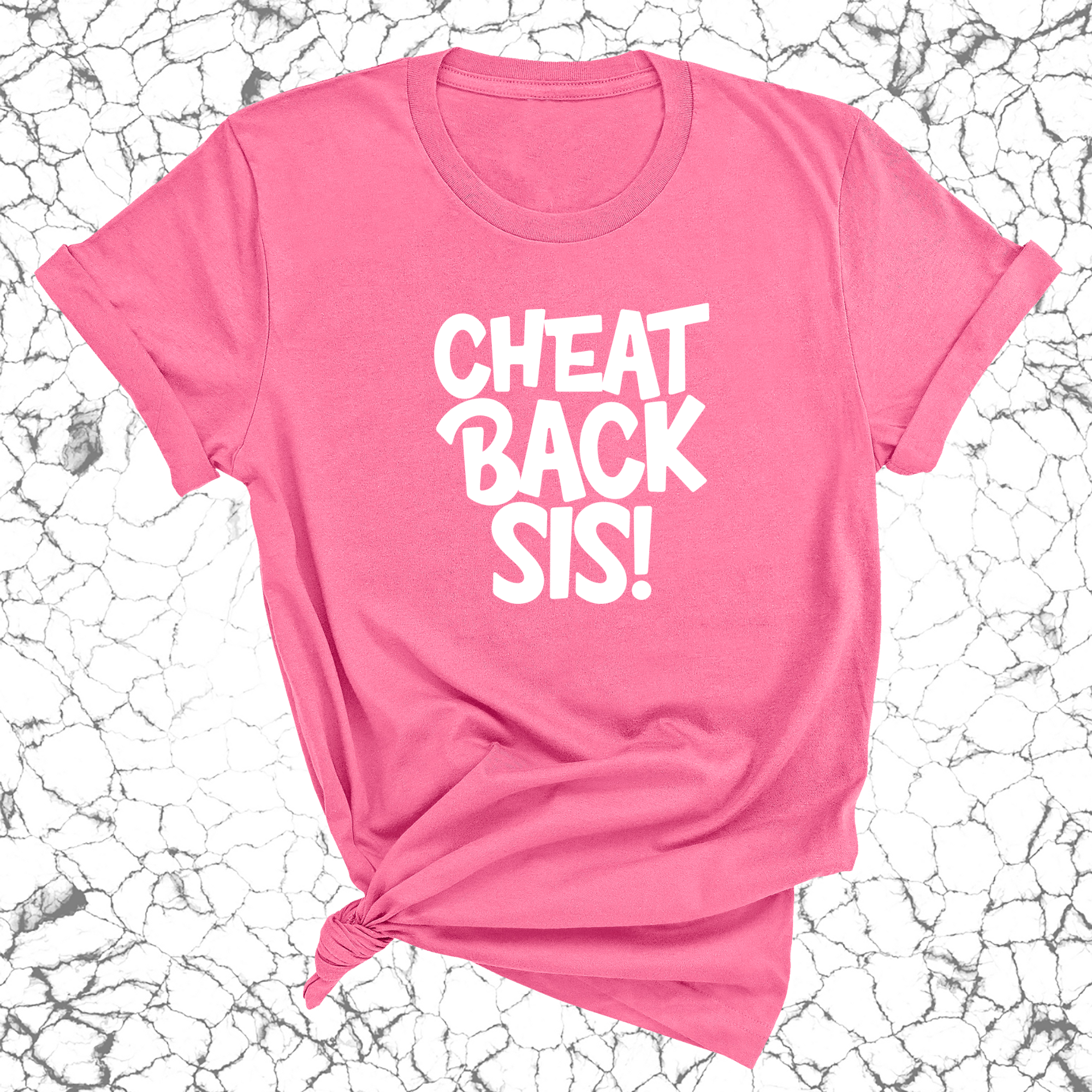 Cheat Back Sis Unisex Tee-T-Shirt-The Original God Ain't Petty But I Am