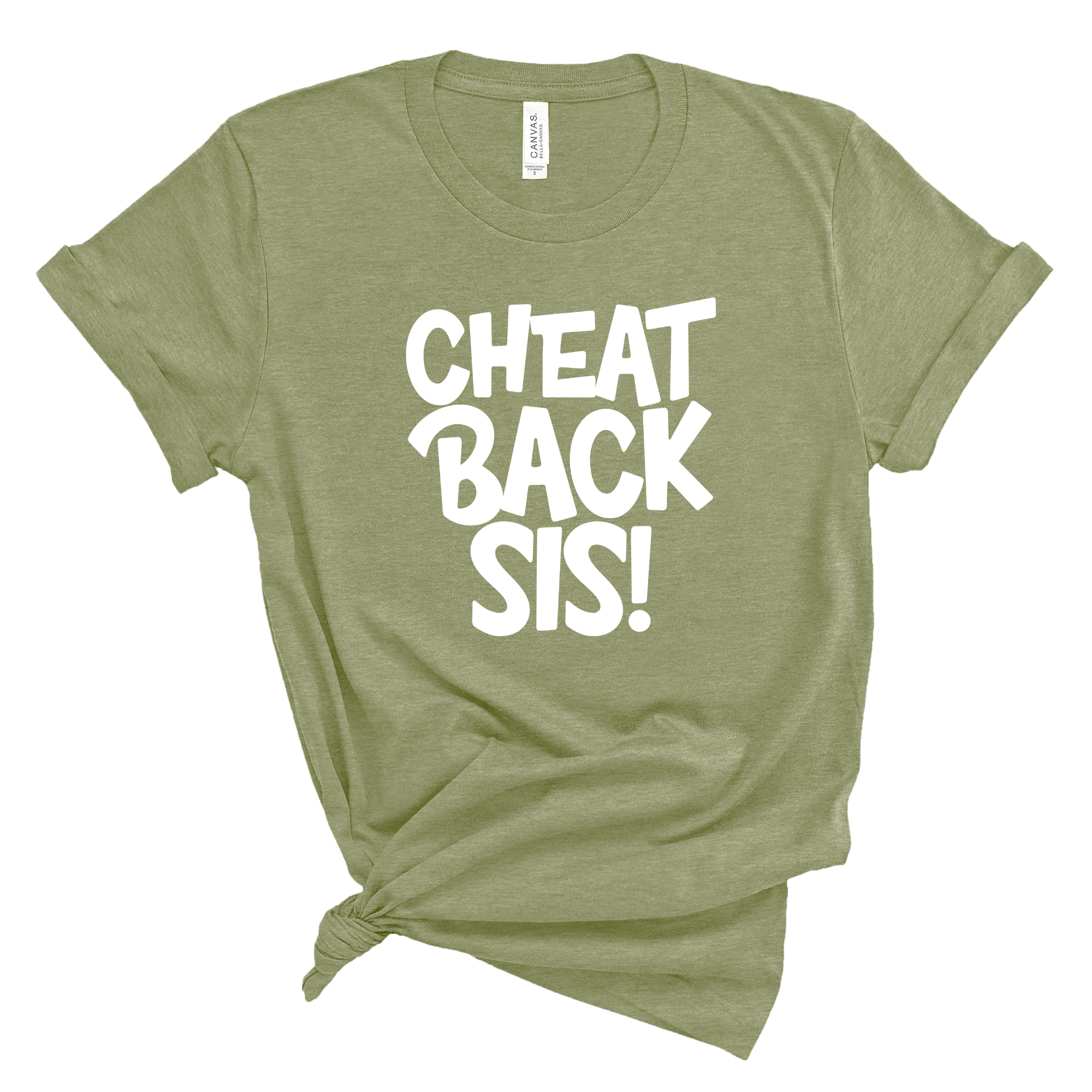 Cheat Back Sis Unisex Tee-T-Shirt-The Original God Ain't Petty But I Am