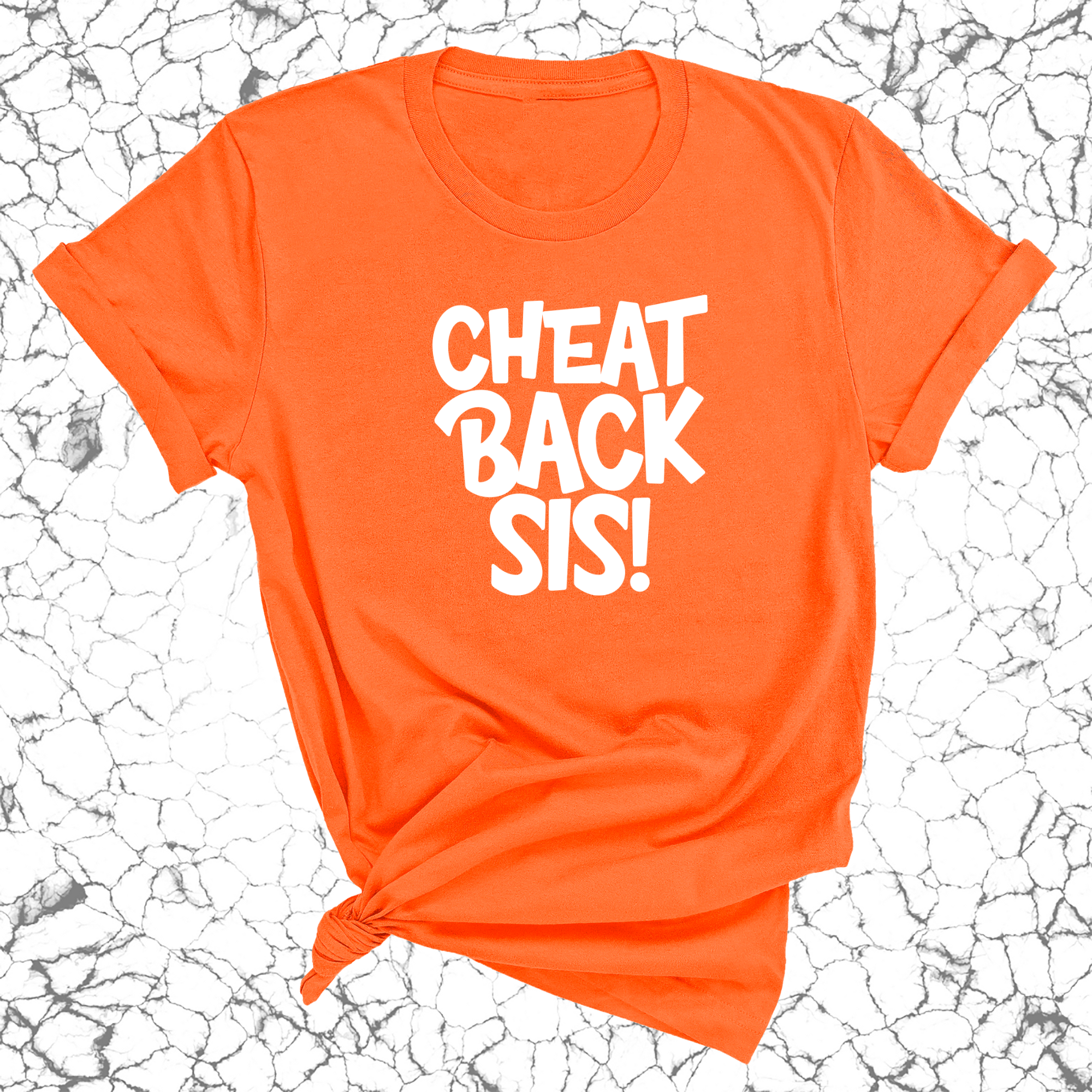 Cheat Back Sis Unisex Tee-T-Shirt-The Original God Ain't Petty But I Am