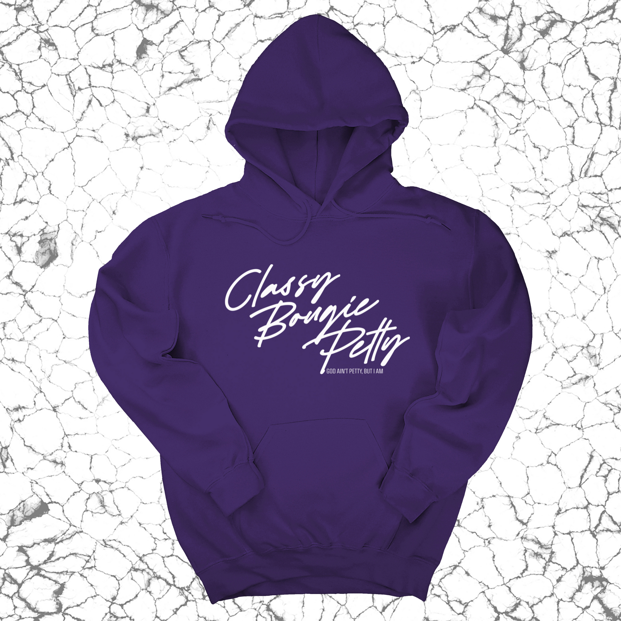 Classy Bougie Petty Unisex Hoodie-Hoodie-The Original God Ain't Petty But I Am