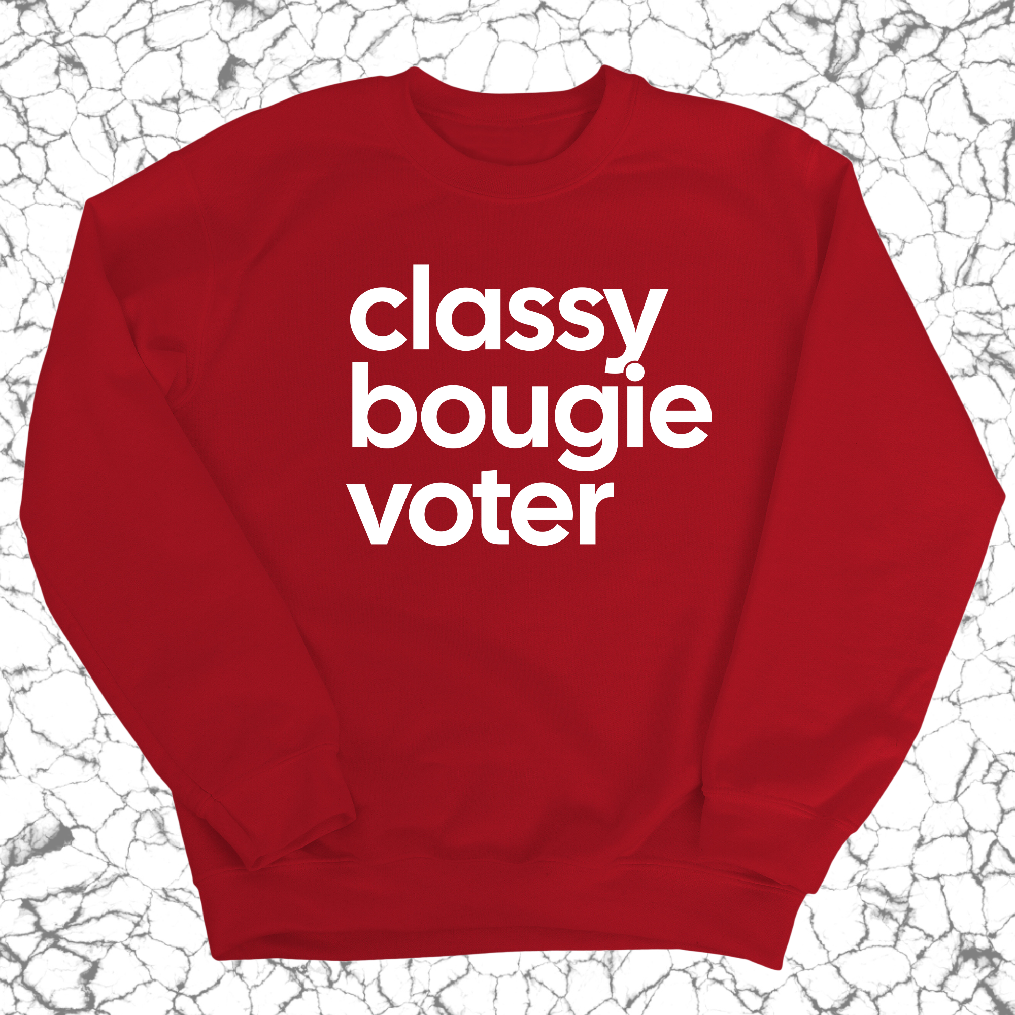 Classy Bougie Voter Unisex Sweatshirt-Sweatshirt-The Original God Ain't Petty But I Am