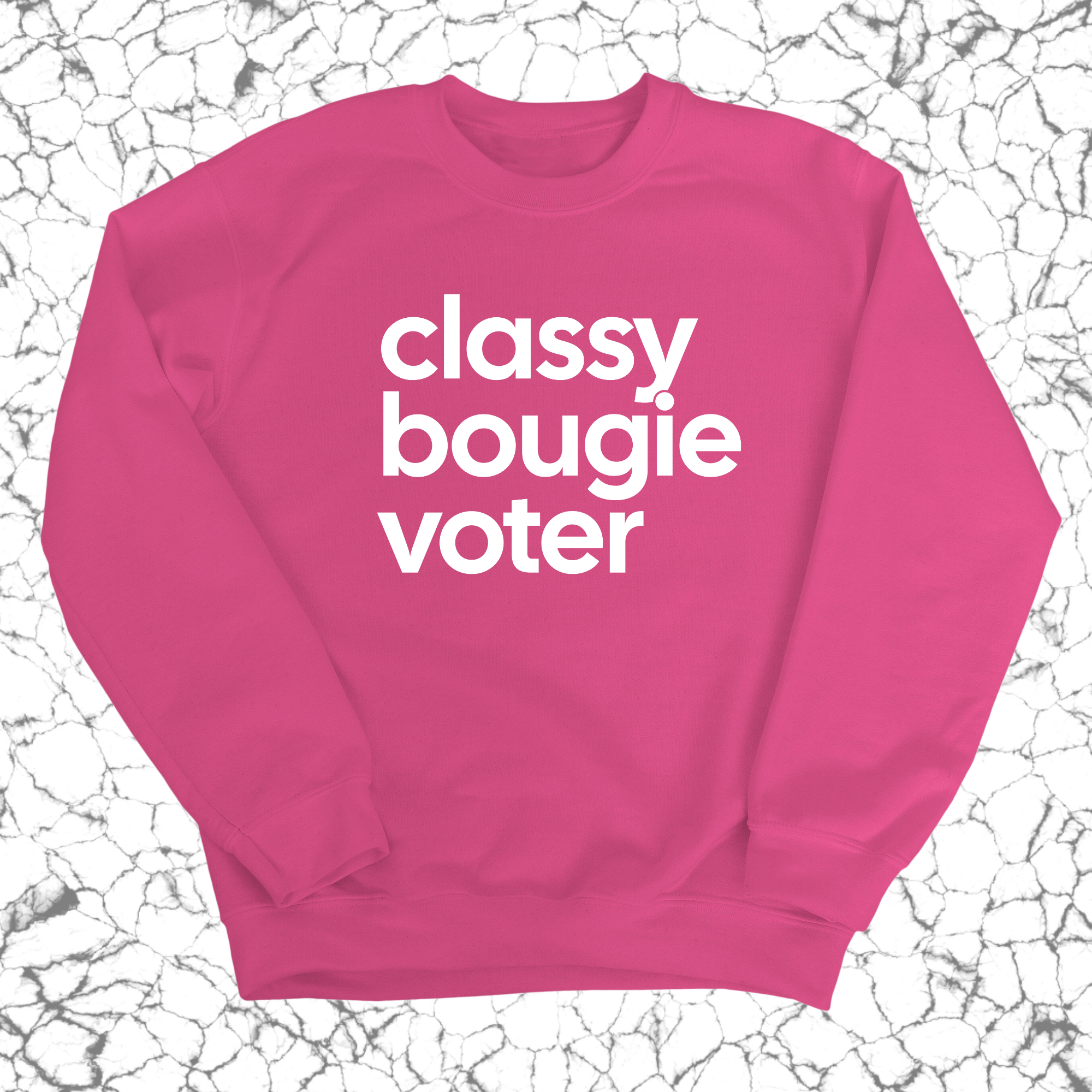 Classy Bougie Voter Unisex Sweatshirt-Sweatshirt-The Original God Ain't Petty But I Am