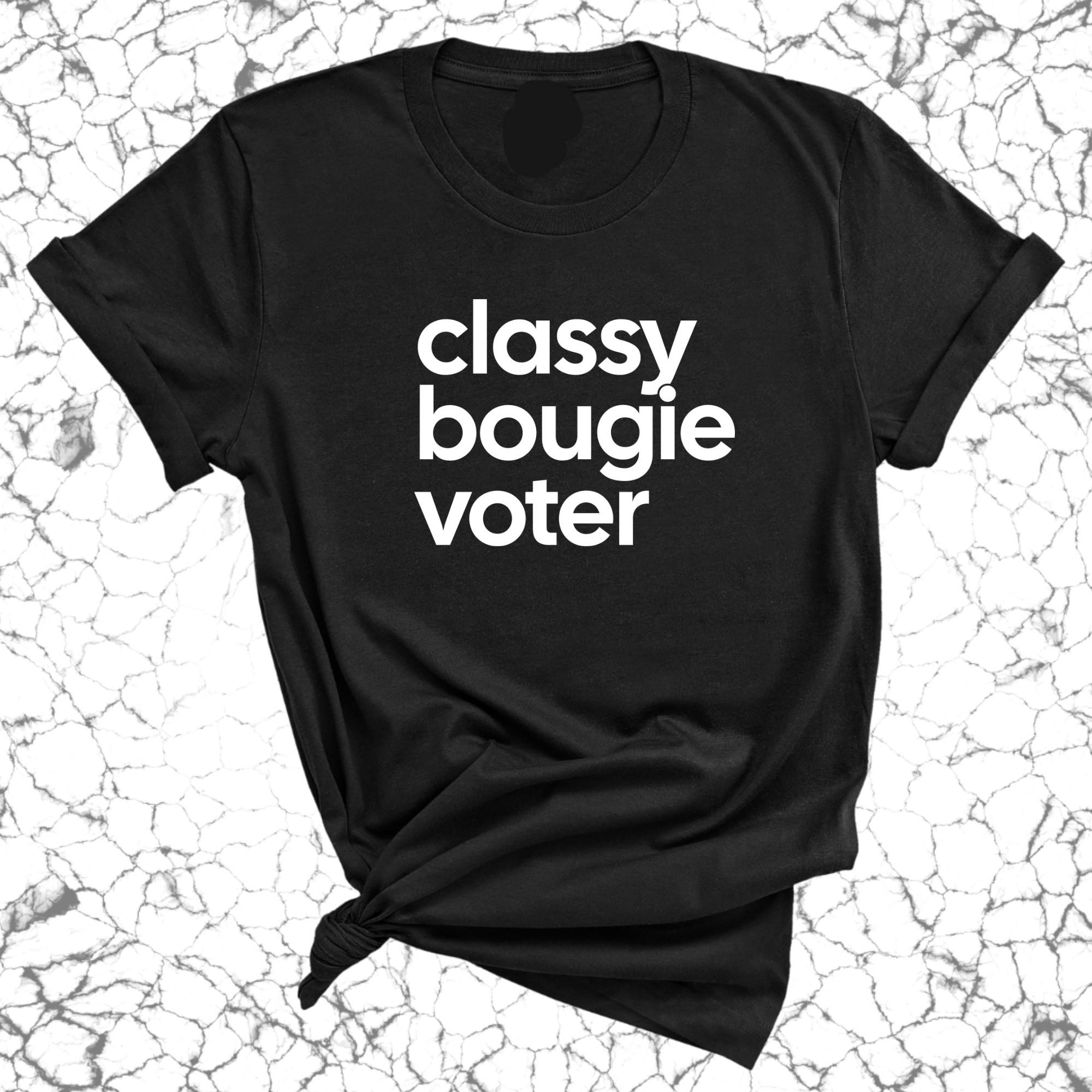 Classy Bougie Voter Unisex Tee-T-Shirt-The Original God Ain't Petty But I Am