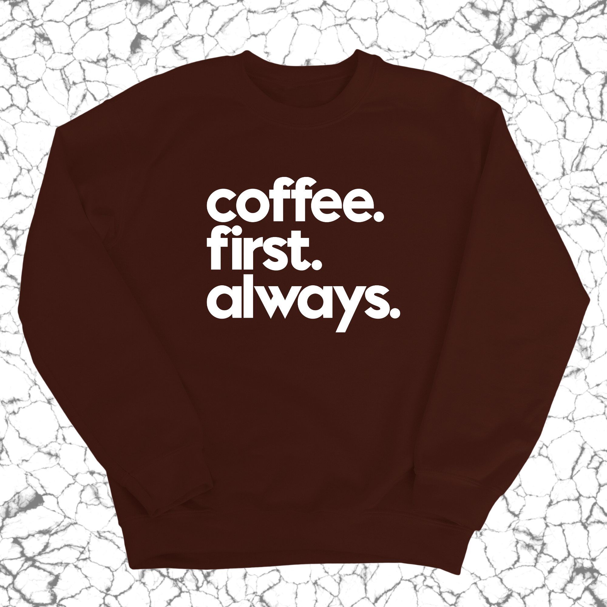 Coffee First Petty Later Unisex Sweatshirt-Sweatshirt-The Original God Ain't Petty But I Am