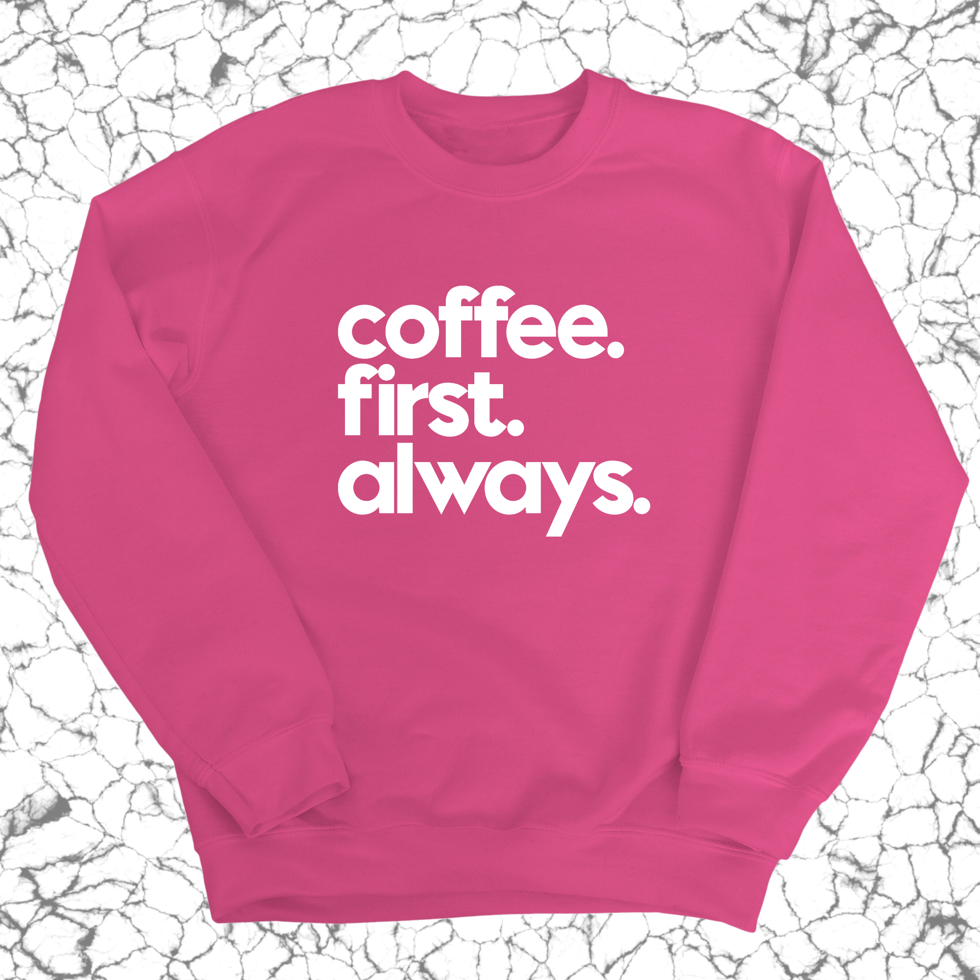 Coffee First Petty Later Unisex Sweatshirt-Sweatshirt-The Original God Ain't Petty But I Am