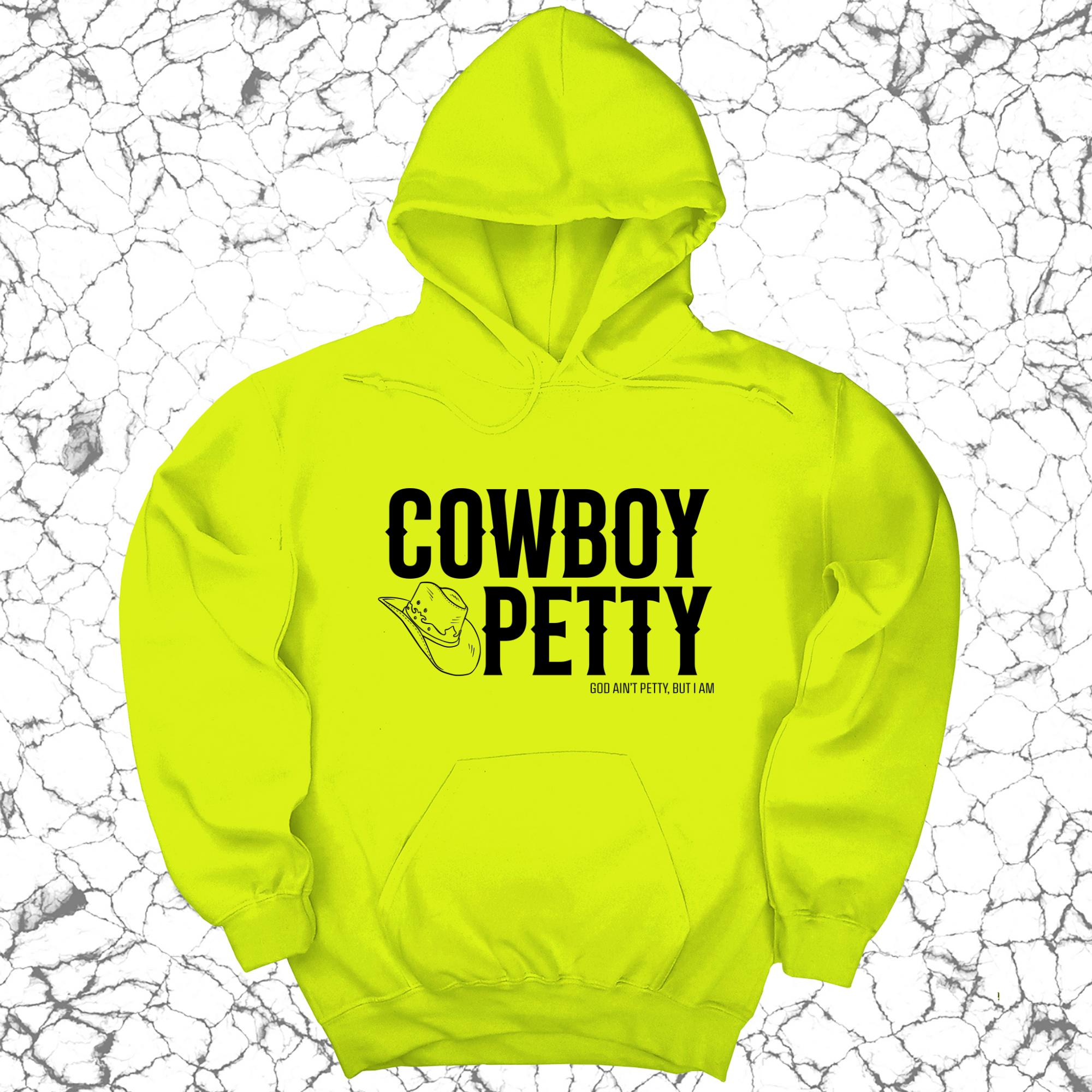 Cowbow Petty Unisex Hoodie-Hoodie-The Original God Ain't Petty But I Am