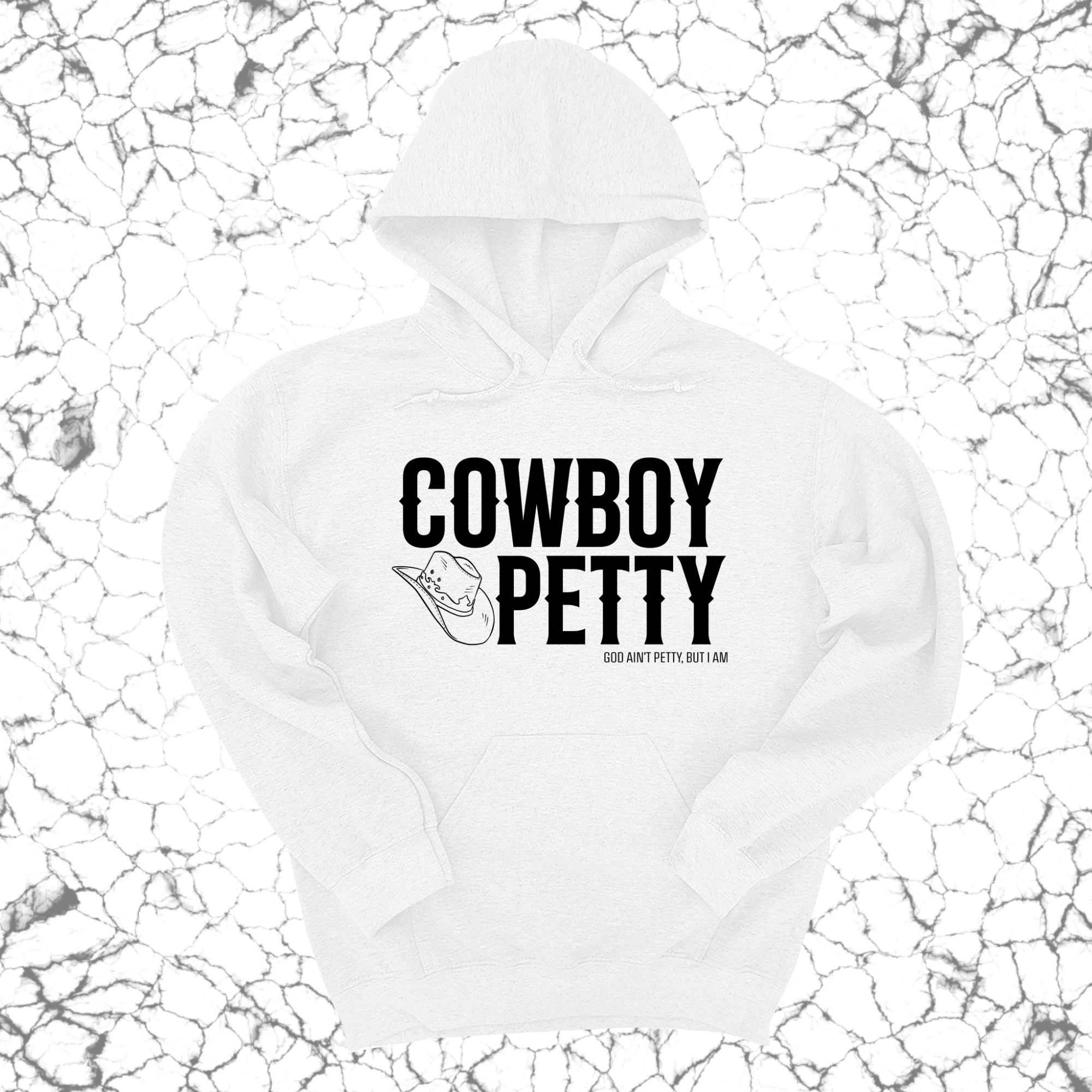 Cowbow Petty Unisex Hoodie-Hoodie-The Original God Ain't Petty But I Am