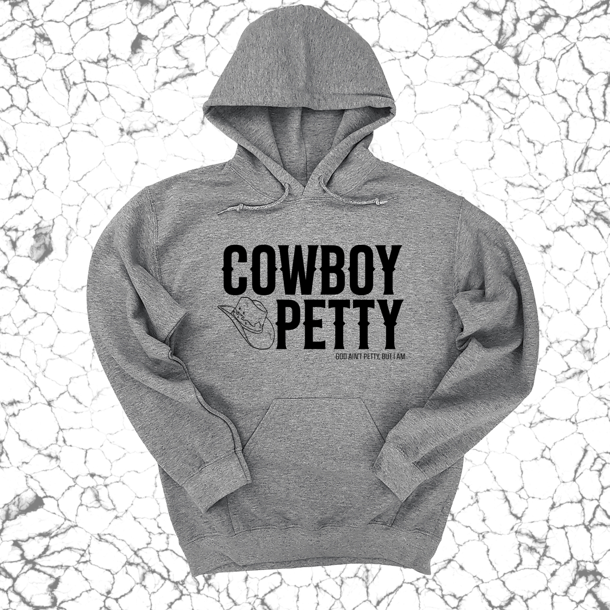 Cowbow Petty Unisex Hoodie-Hoodie-The Original God Ain't Petty But I Am