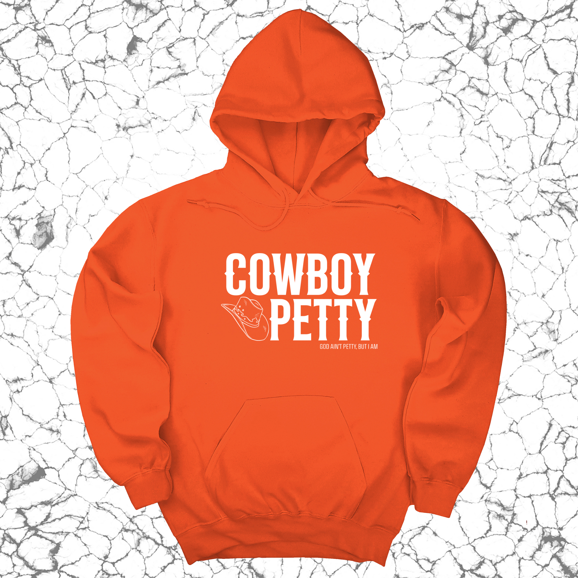 Cowbow Petty Unisex Hoodie-Hoodie-The Original God Ain't Petty But I Am