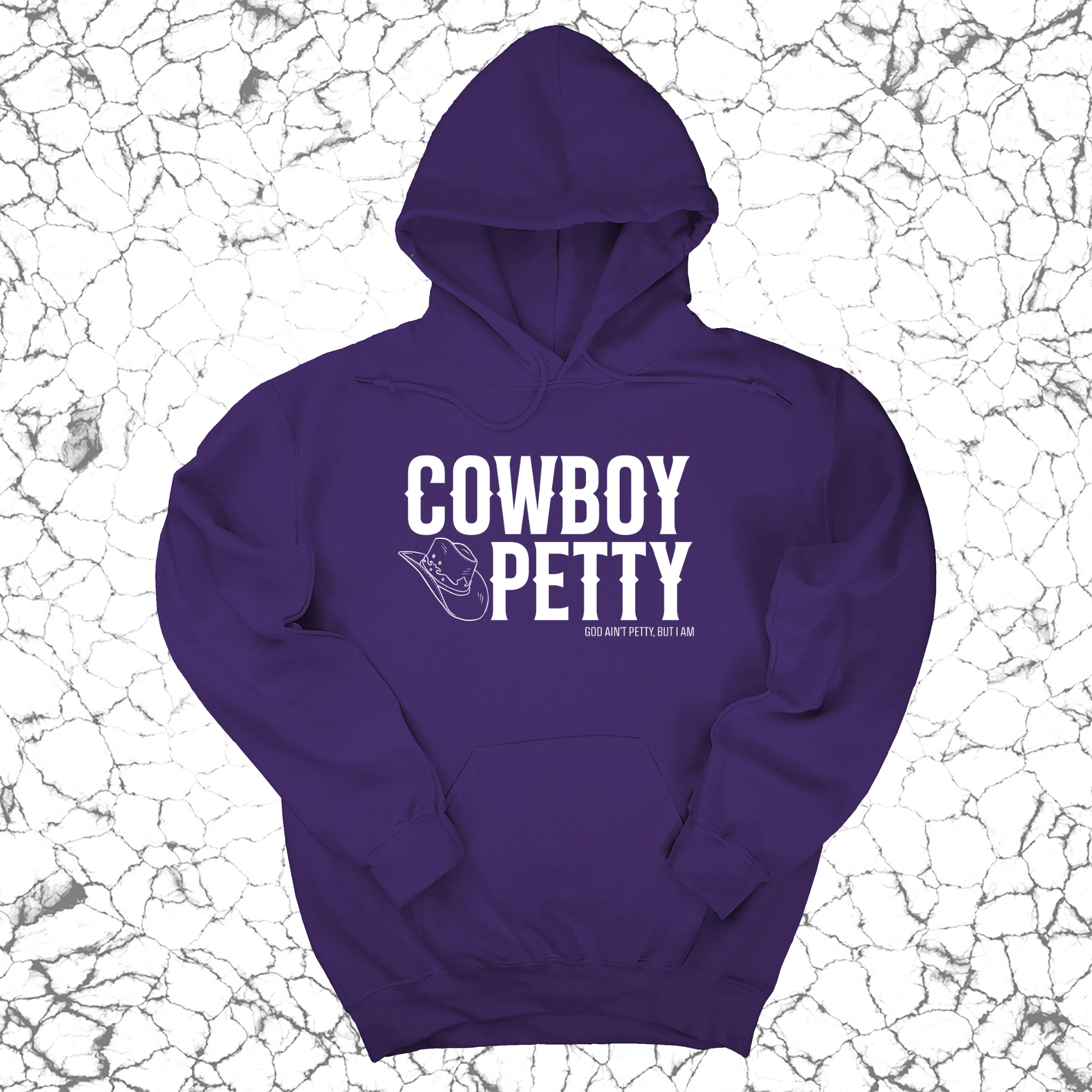 Cowbow Petty Unisex Hoodie-Hoodie-The Original God Ain't Petty But I Am