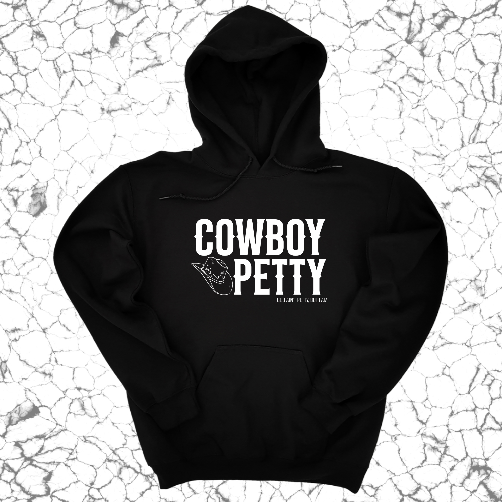 Cowbow Petty Unisex Hoodie-Hoodie-The Original God Ain't Petty But I Am