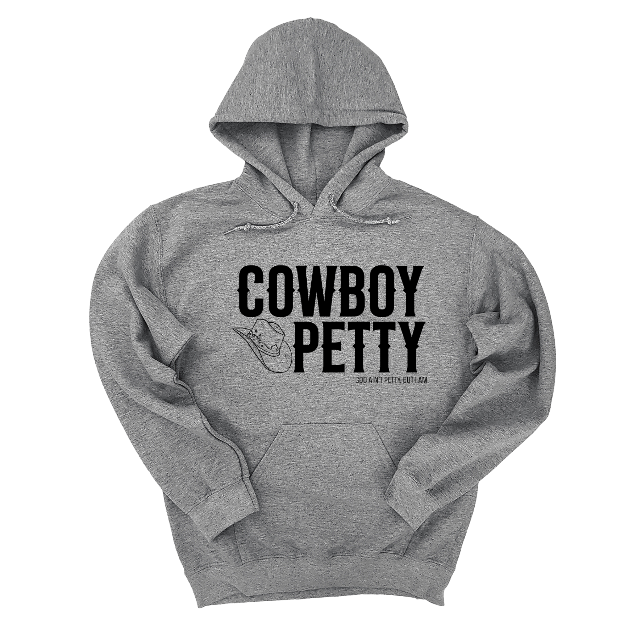 Cowboy Petty Unisex Hoodie-Hoodie-The Original God Ain't Petty But I Am