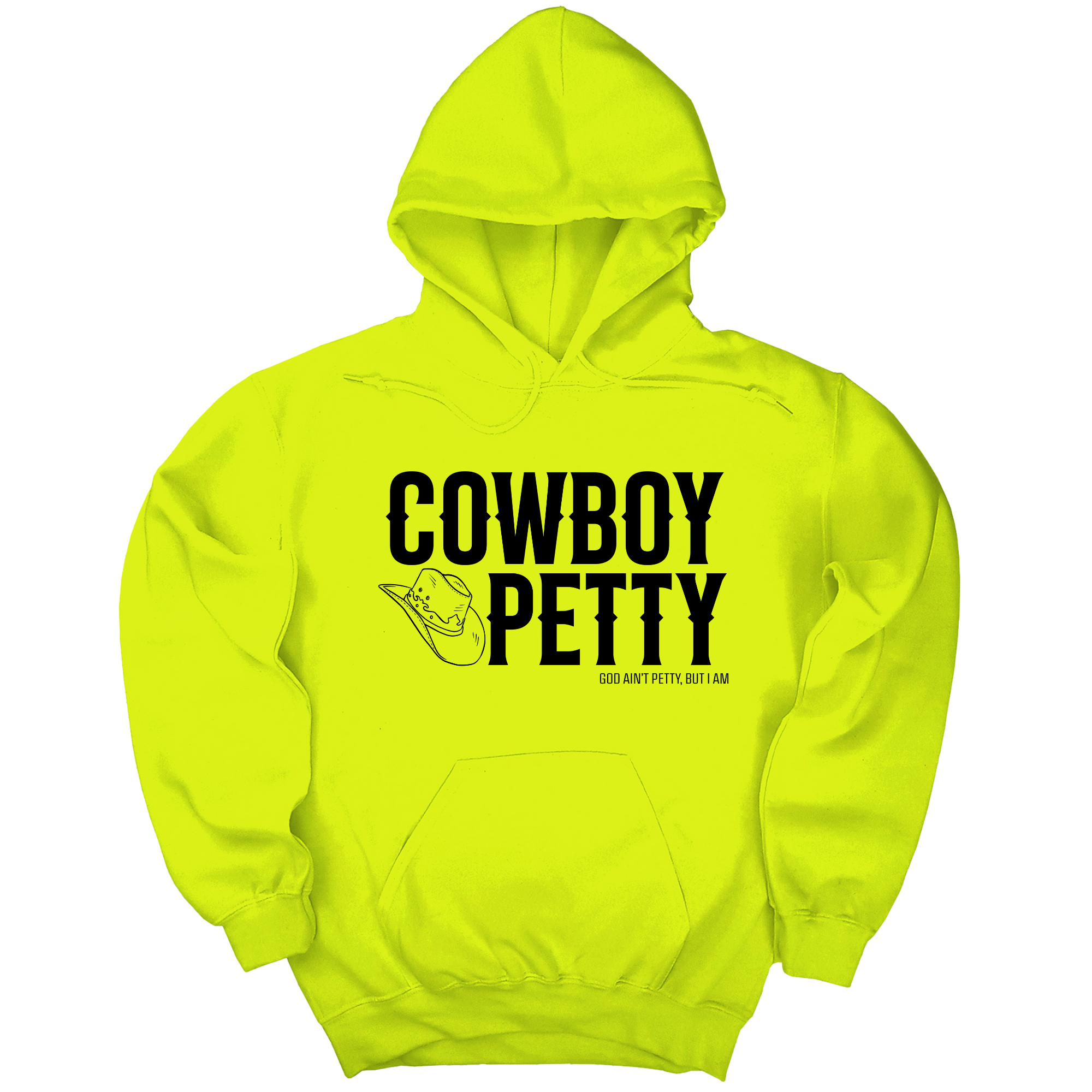 Cowboy Petty Unisex Hoodie-Hoodie-The Original God Ain't Petty But I Am