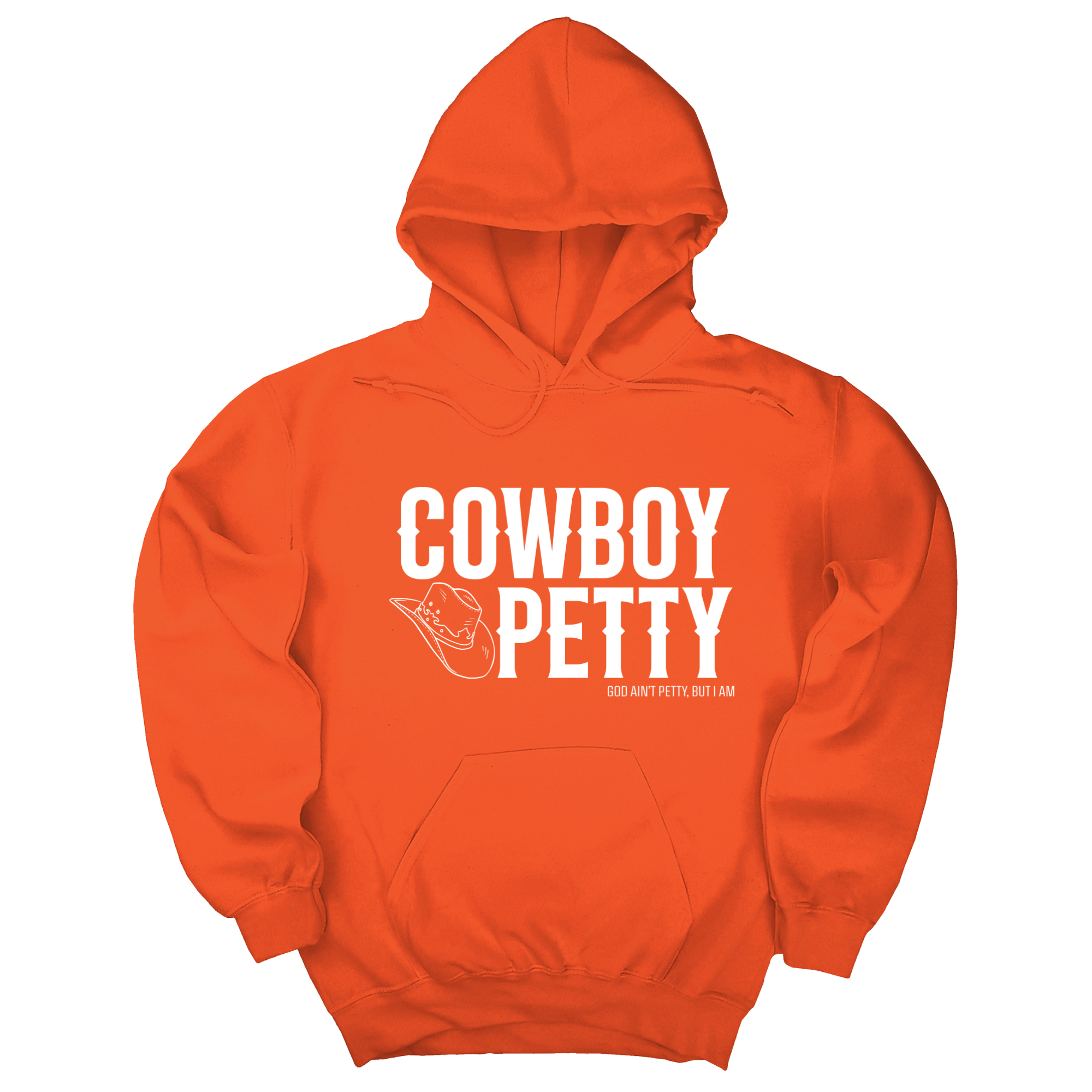 Cowboy Petty Unisex Hoodie-Hoodie-The Original God Ain't Petty But I Am