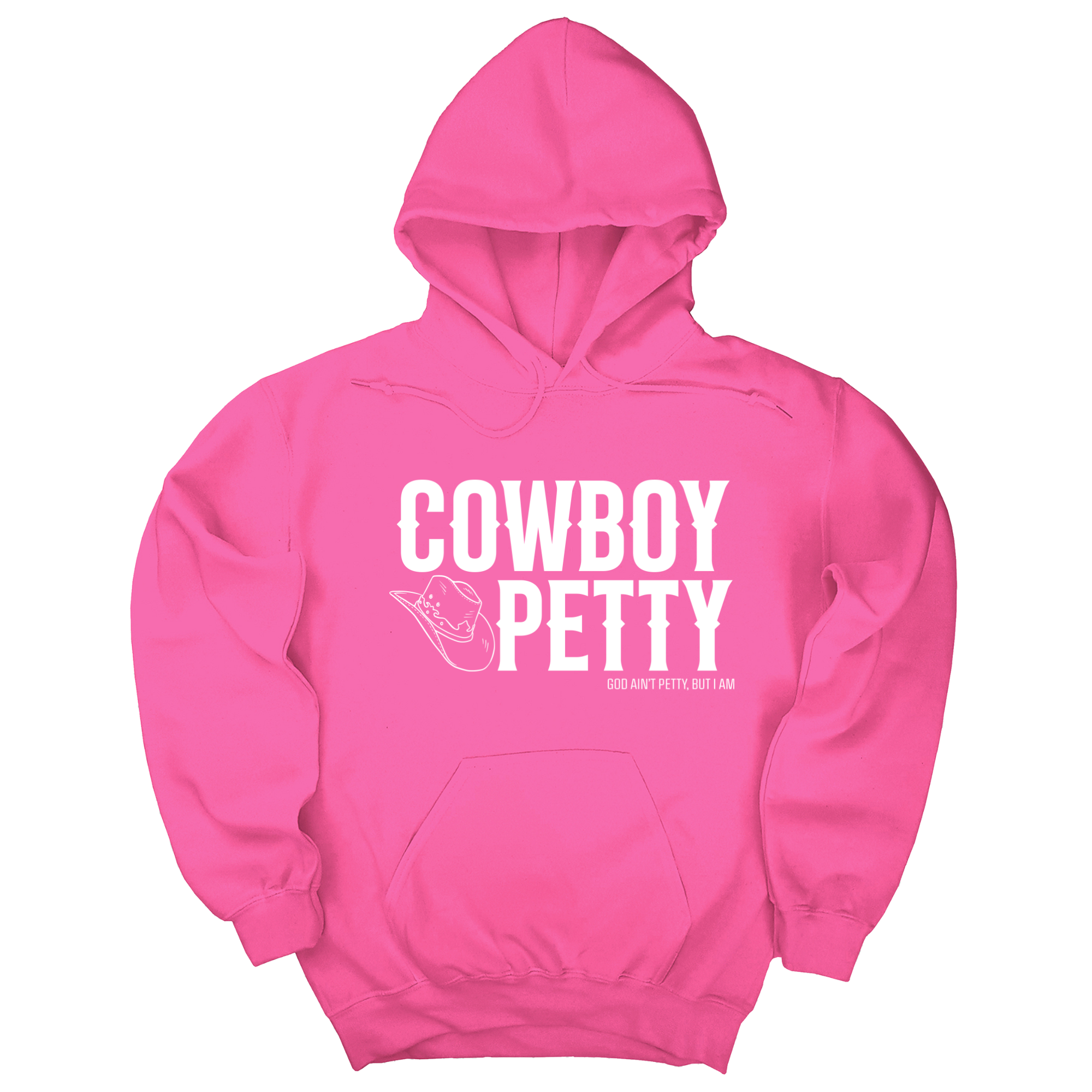 Cowboy Petty Unisex Hoodie-Hoodie-The Original God Ain't Petty But I Am