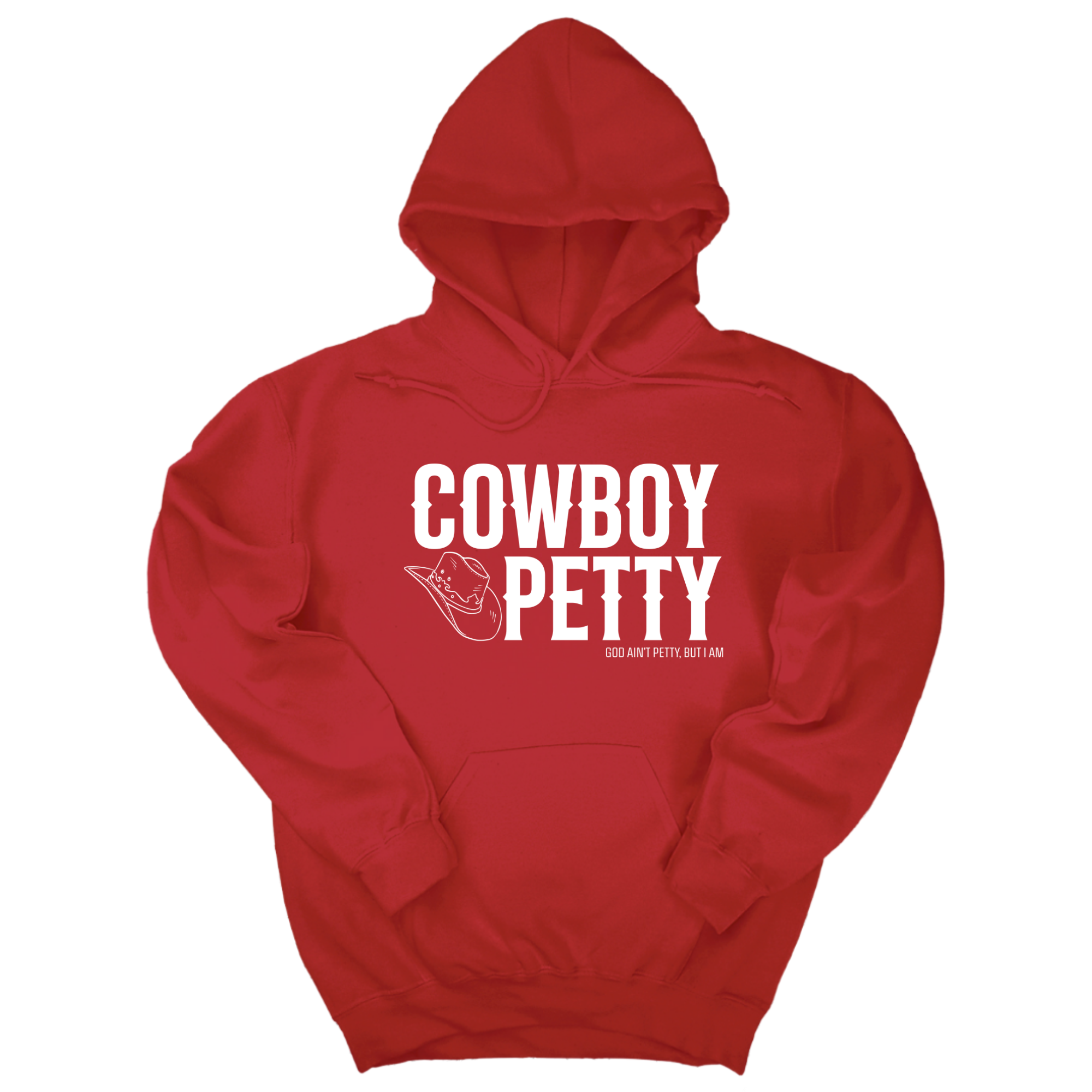 Cowboy Petty Unisex Hoodie-Hoodie-The Original God Ain't Petty But I Am