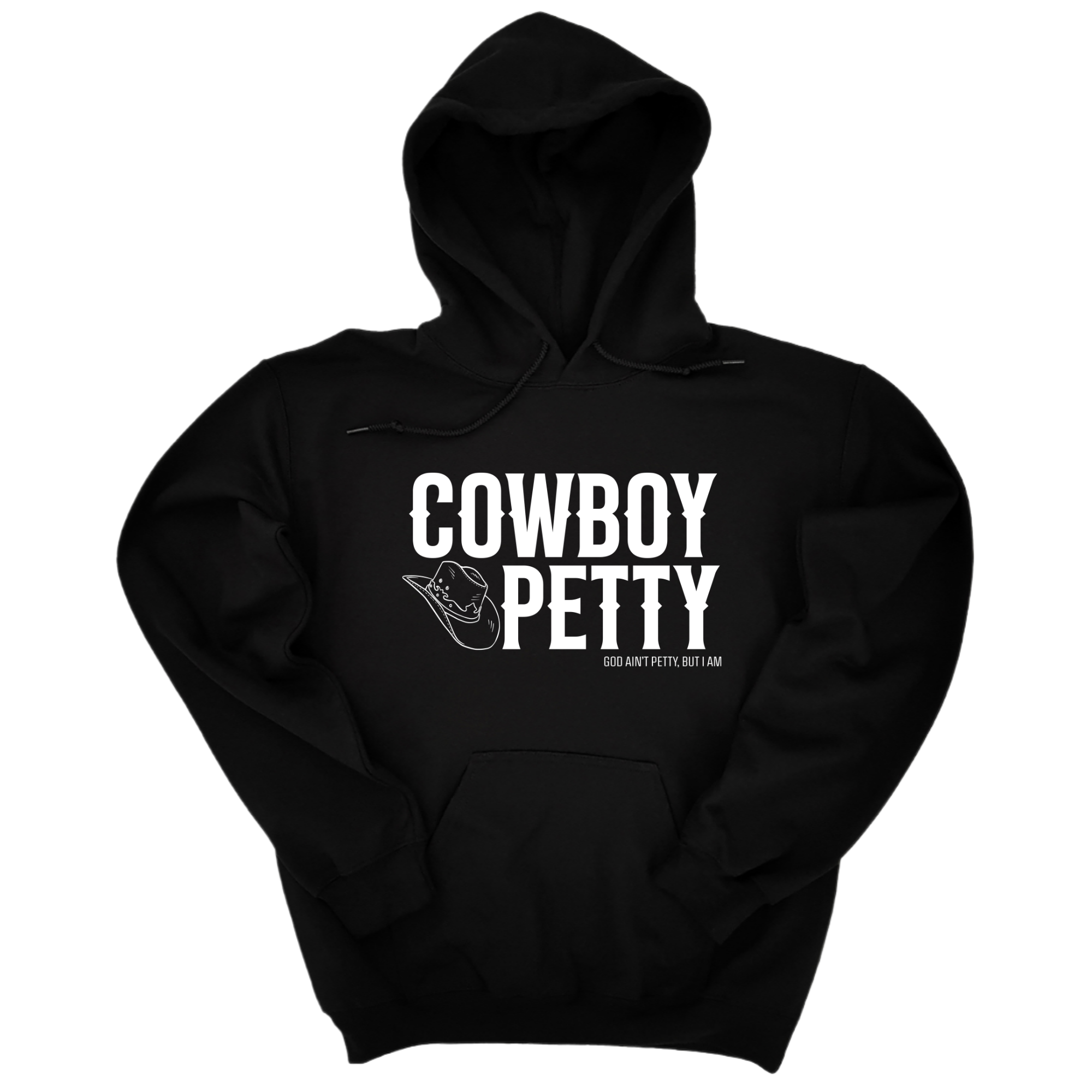 Cowboy Petty Unisex Hoodie-Hoodie-The Original God Ain't Petty But I Am