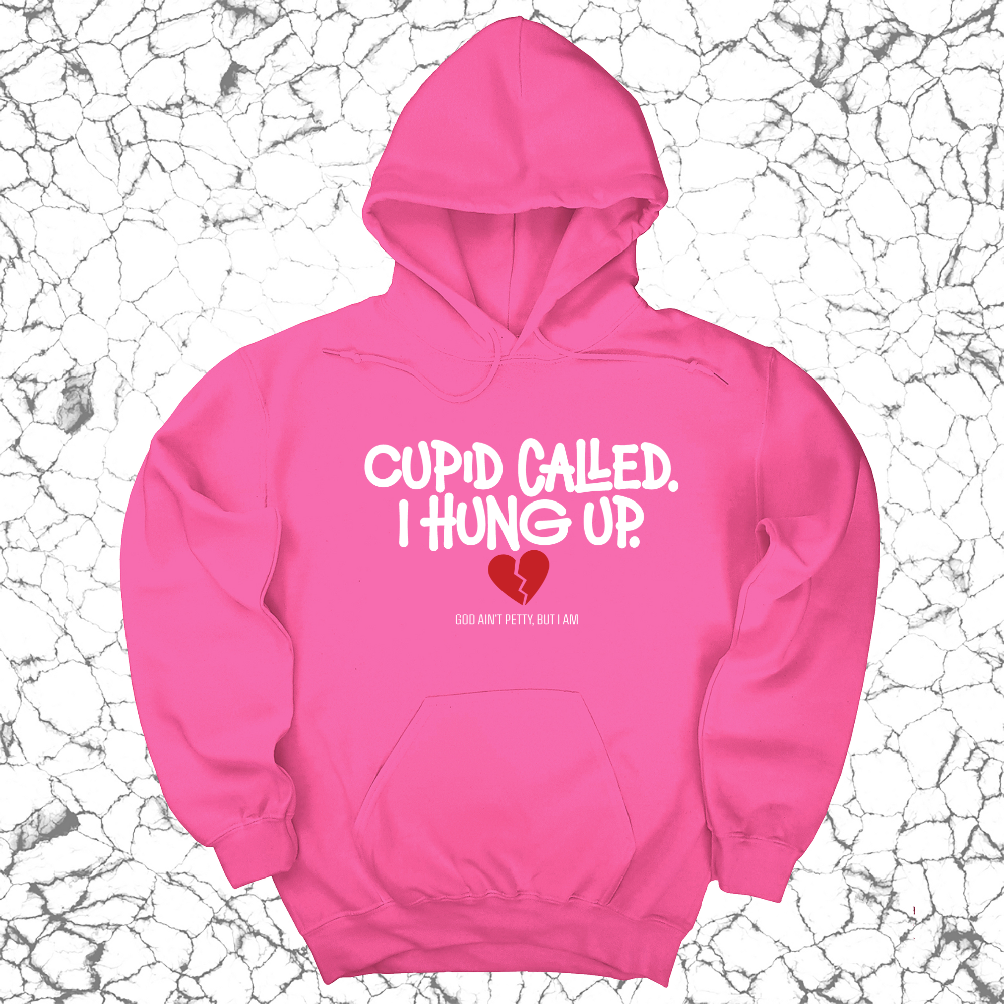 Cupid Called I hung up Unisex Hoodie-Hoodie-The Original God Ain't Petty But I Am