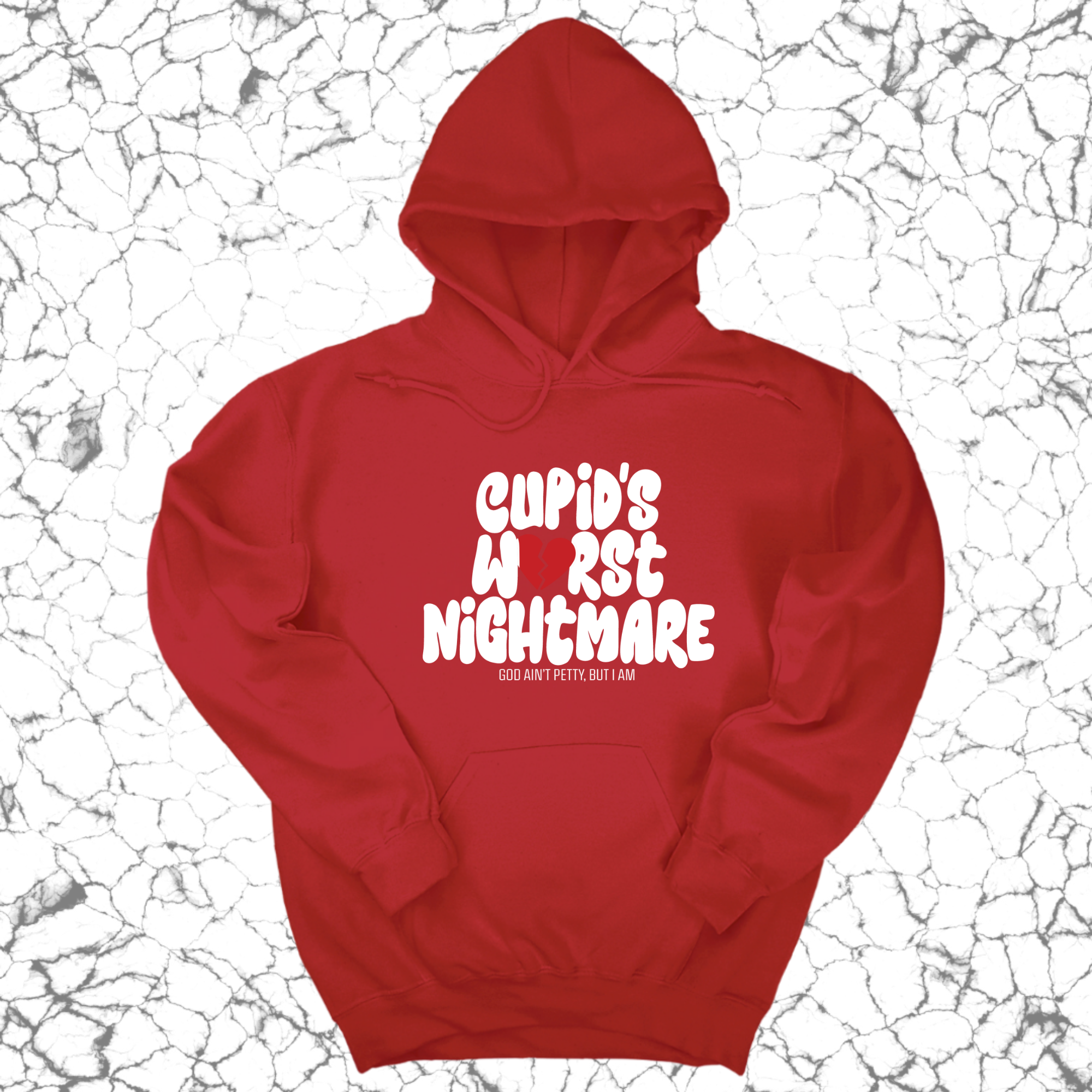 Cupid's Worst Nightmare Unisex Hoodie-Hoodie-The Original God Ain't Petty But I Am