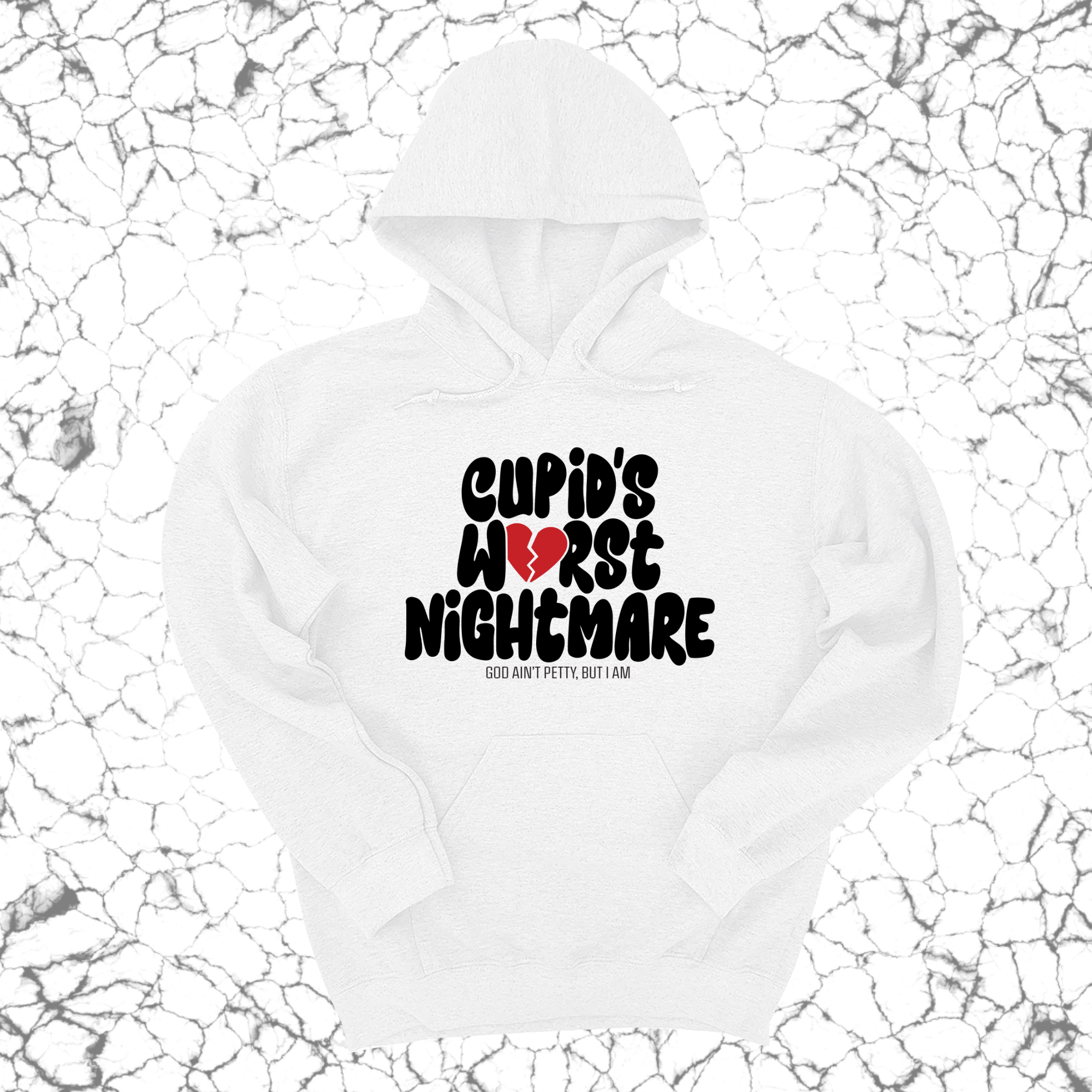 Cupid's Worst Nightmare Unisex Hoodie-Hoodie-The Original God Ain't Petty But I Am