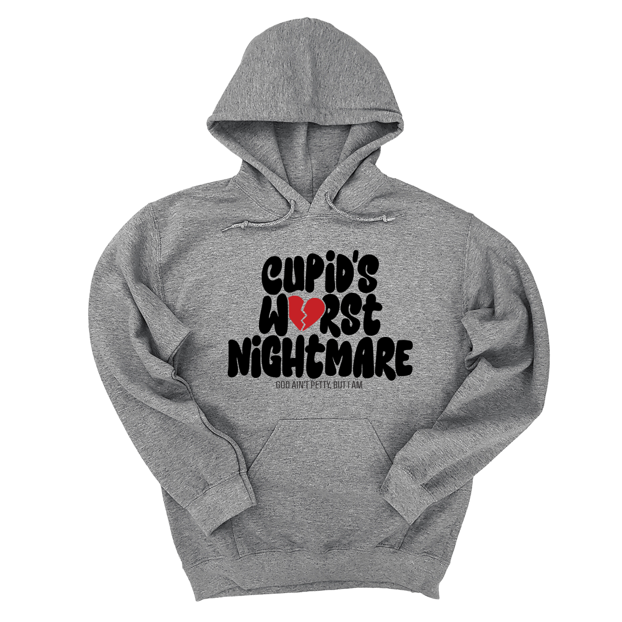 Cupid's Worst Nightmare Unisex Hoodie-Hoodie-The Original God Ain't Petty But I Am