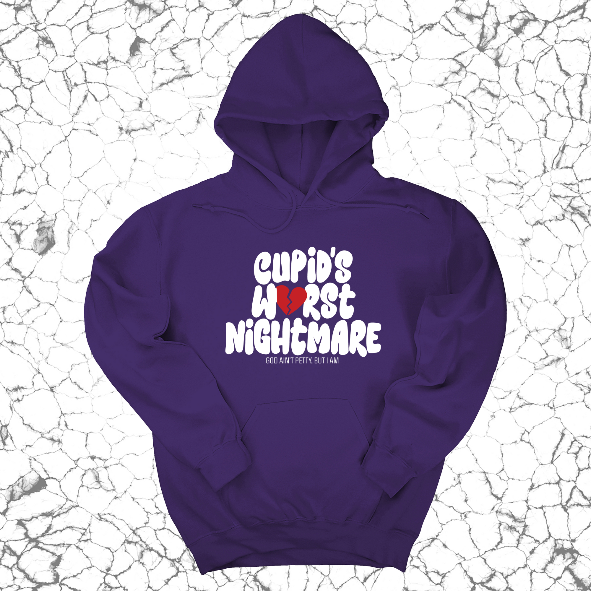 Cupid's Worst Nightmare Unisex Hoodie-Hoodie-The Original God Ain't Petty But I Am