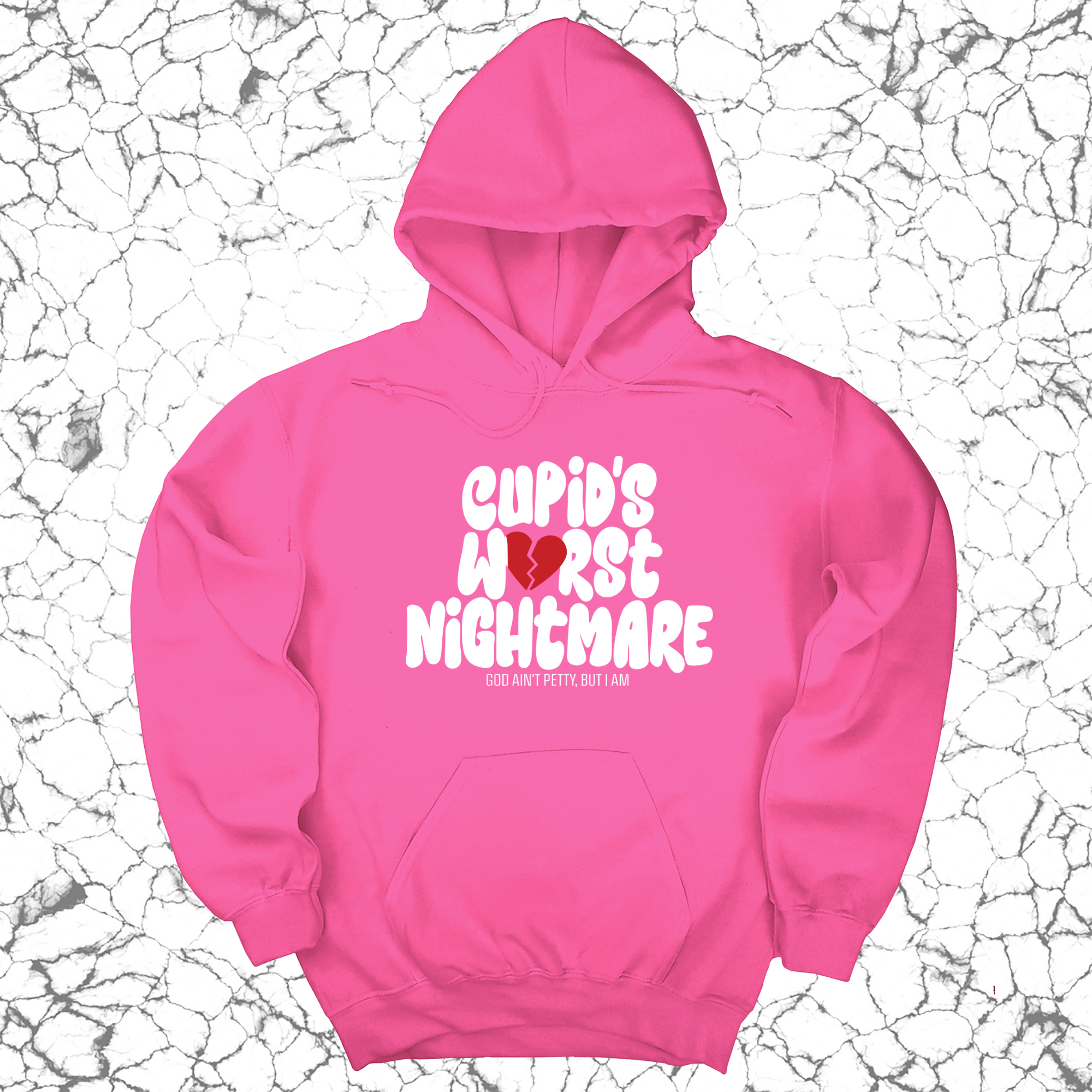 Cupid's Worst Nightmare Unisex Hoodie-Hoodie-The Original God Ain't Petty But I Am