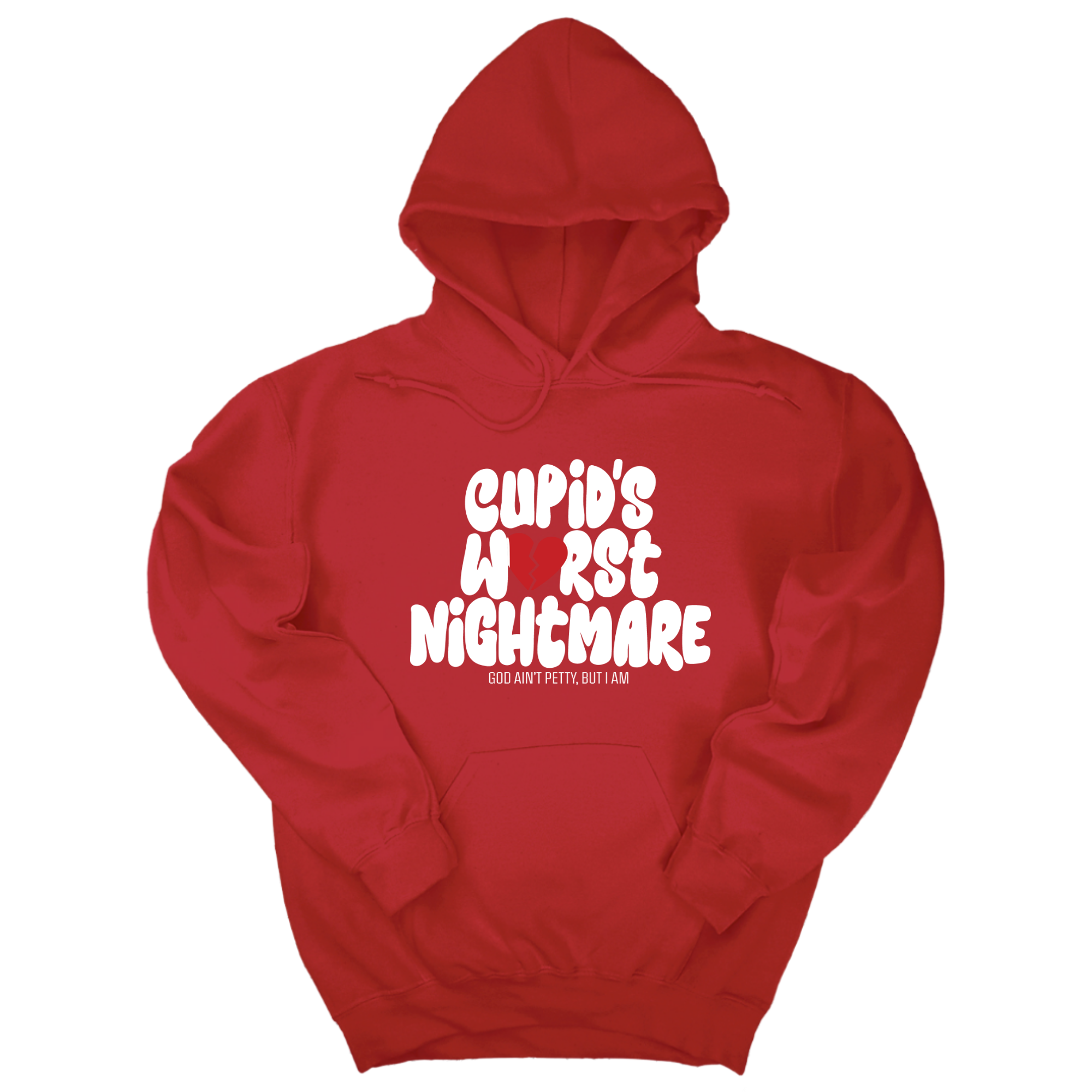 Cupid's Worst Nightmare Unisex Hoodie-Hoodie-The Original God Ain't Petty But I Am