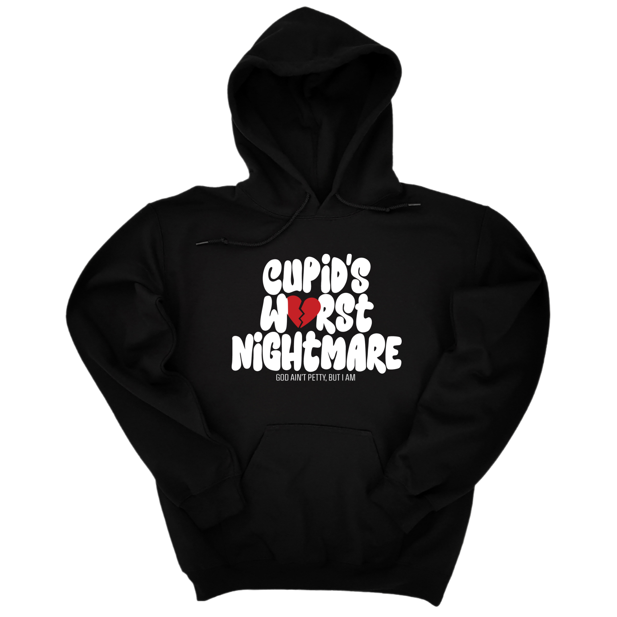 Cupid's Worst Nightmare Unisex Hoodie-Hoodie-The Original God Ain't Petty But I Am