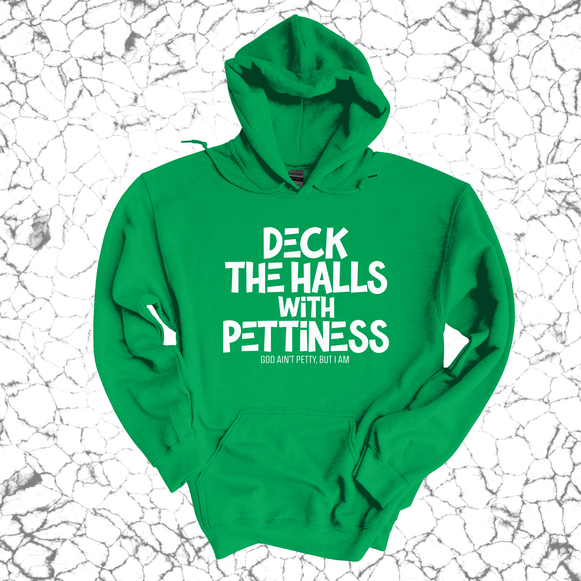 Deck the Halls with Pettiness Unisex Hoodie-Hoodie-The Original God Ain't Petty But I Am