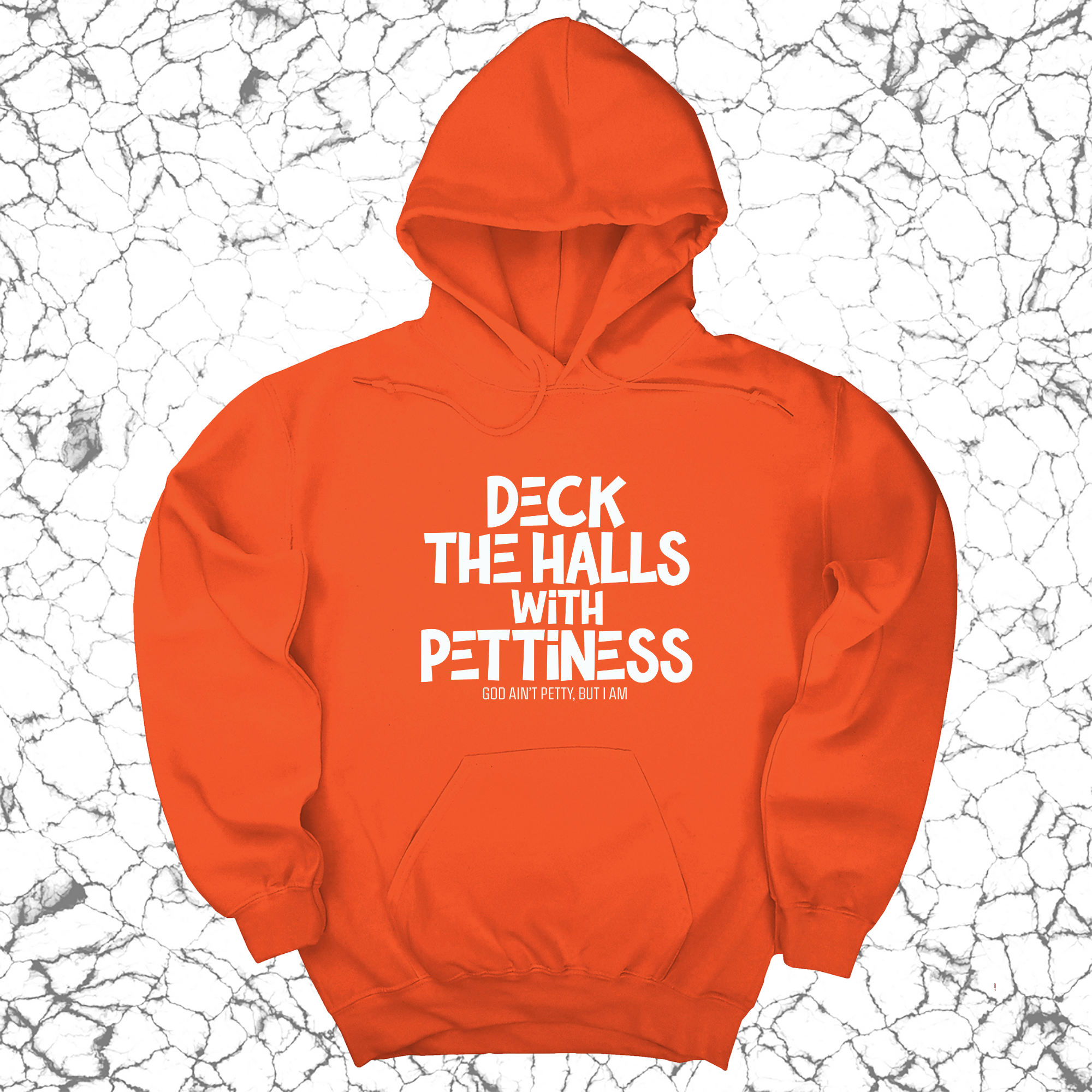 Deck the Halls with Pettiness Unisex Hoodie-Hoodie-The Original God Ain't Petty But I Am