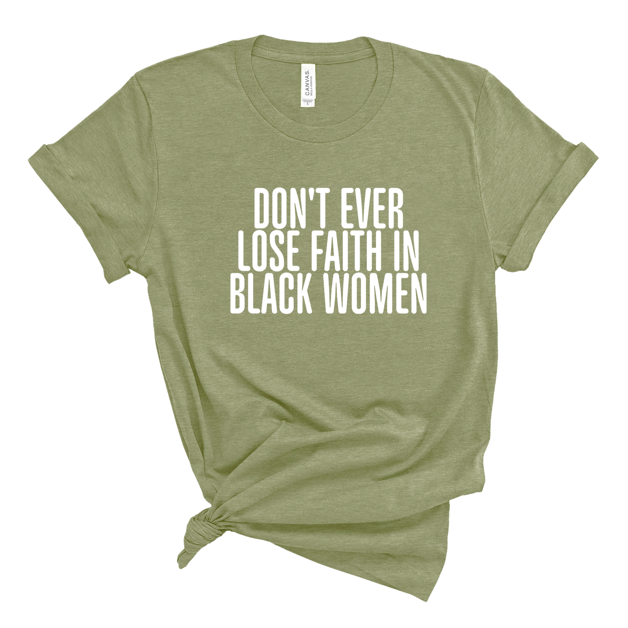 Don't ever lose faith in Black Women Unisex Tee-T-Shirt-The Original God Ain't Petty But I Am