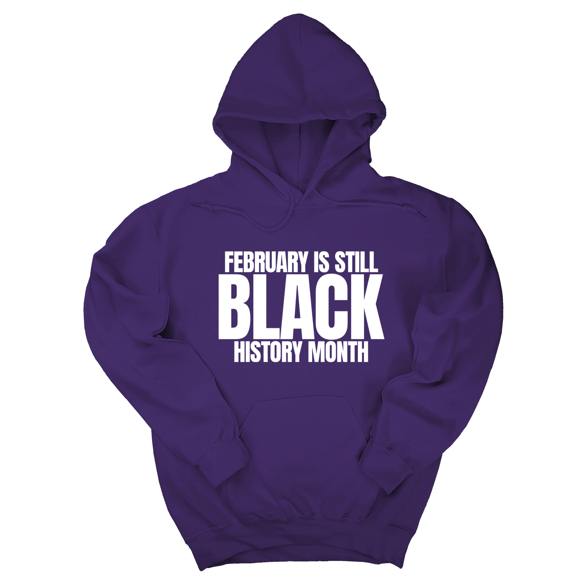 February is Still Black History Month Unisex Hoodie-Hoodie-The Original God Ain't Petty But I Am