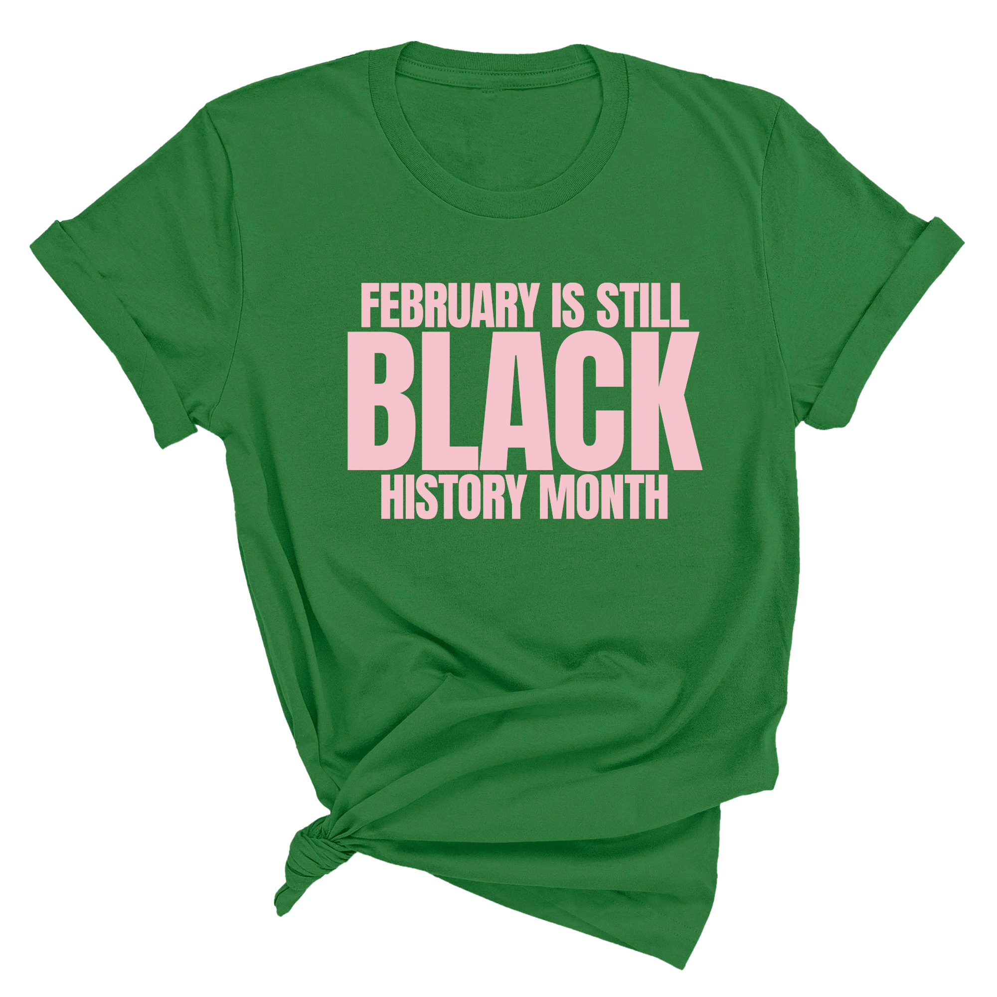 February is Still Black History Month Unisex Tee-T-Shirt-The Original God Ain't Petty But I Am