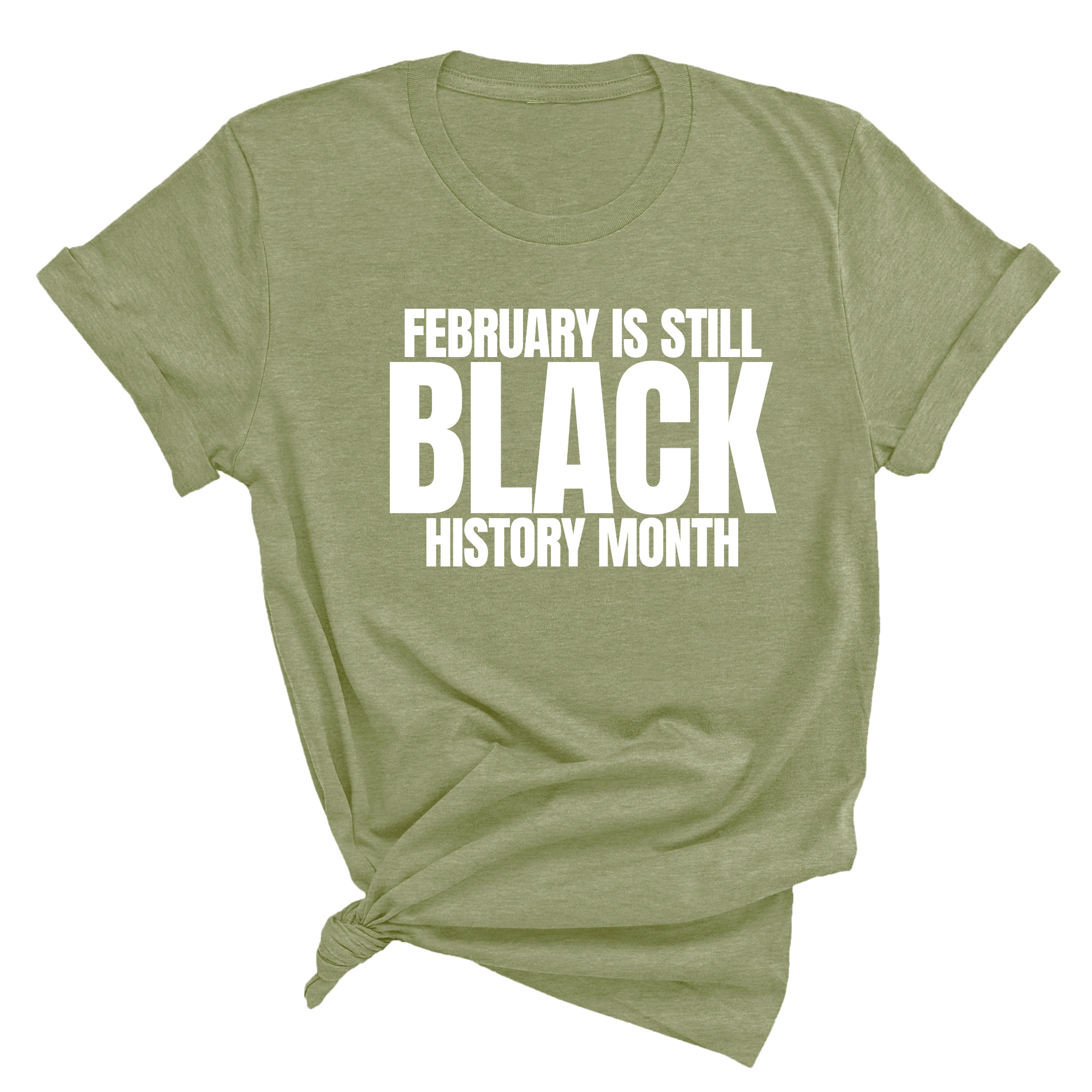 February is Still Black History Month Unisex Tee-T-Shirt-The Original God Ain't Petty But I Am