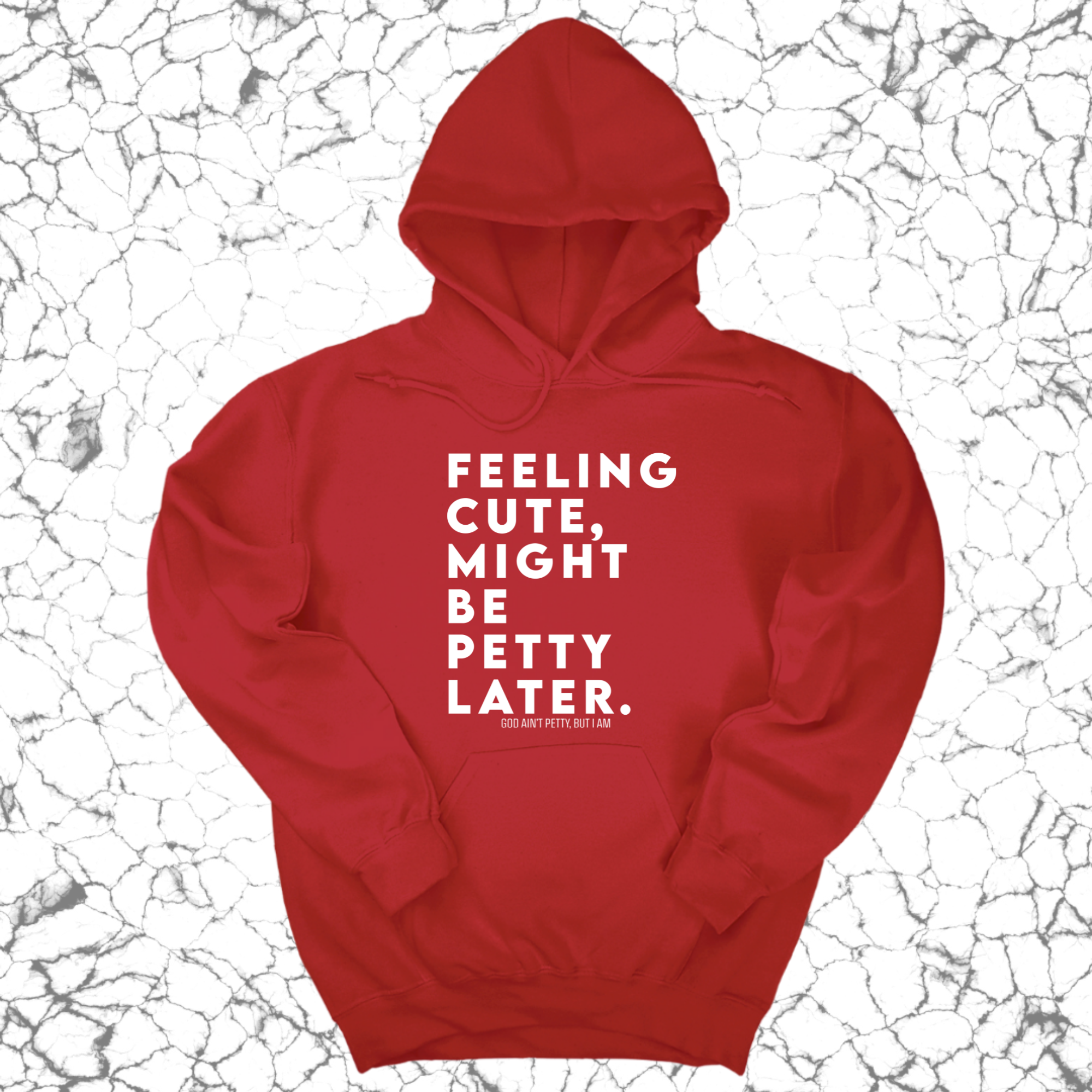 Feeling cute, might be petty later Unisex Hoodie-Hoodie-The Original God Ain't Petty But I Am