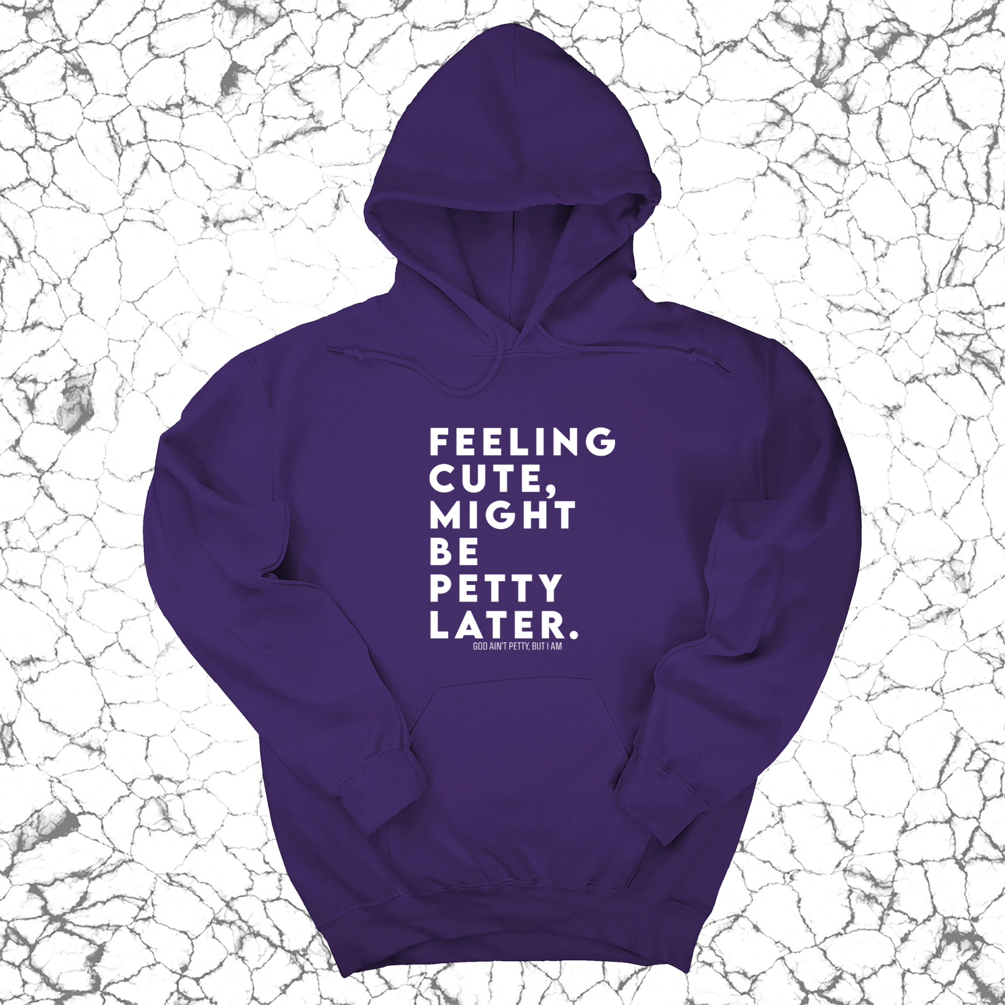 Feeling cute, might be petty later Unisex Hoodie-Hoodie-The Original God Ain't Petty But I Am