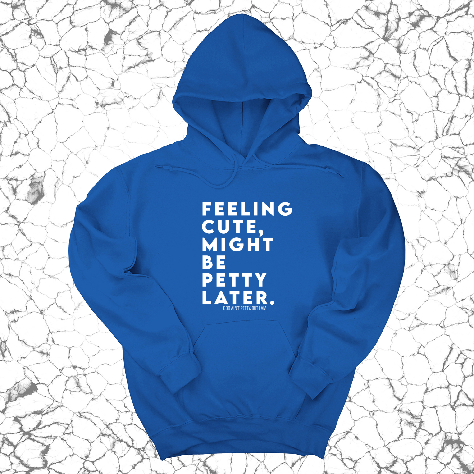 Feeling cute, might be petty later Unisex Hoodie-Hoodie-The Original God Ain't Petty But I Am